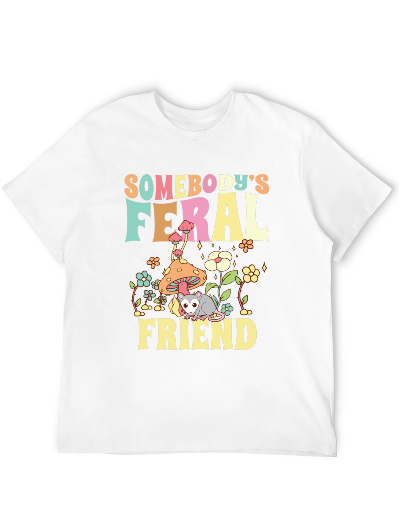 Feral Friend Graphic T-Shirt