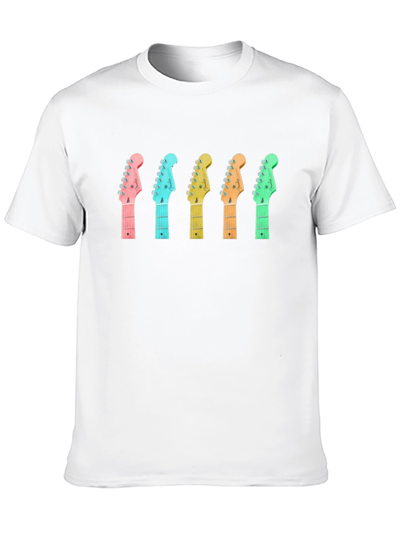 Guitar Headstock T-Shirt - Music Lover Tee