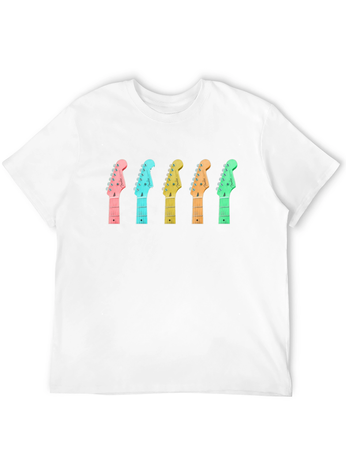 Guitar Headstock T-Shirt - Music Lover Tee