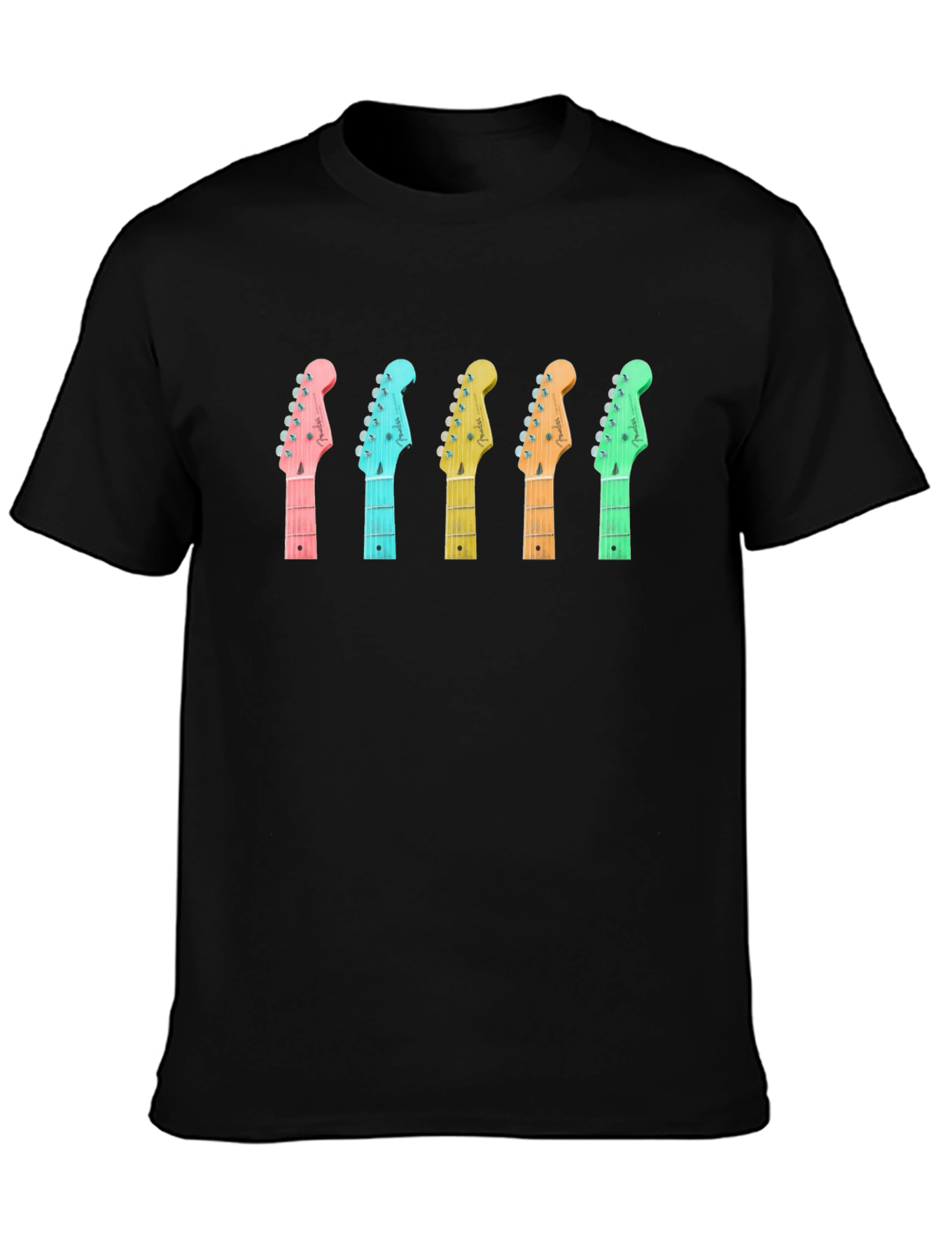 Guitar Headstock T-Shirt - Music Lover Tee