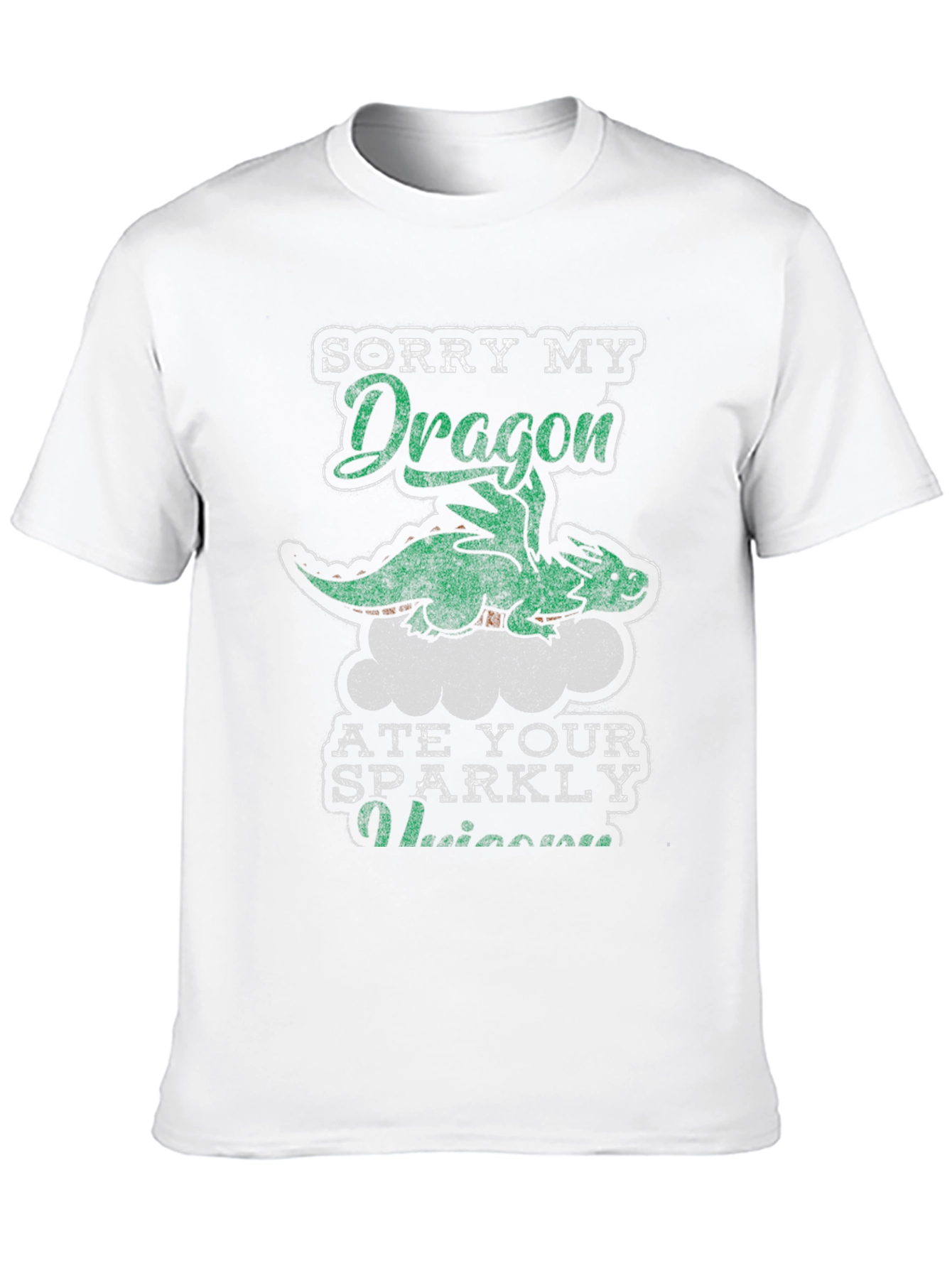 Dragon Ate Your Unicorn Funny T-Shirt