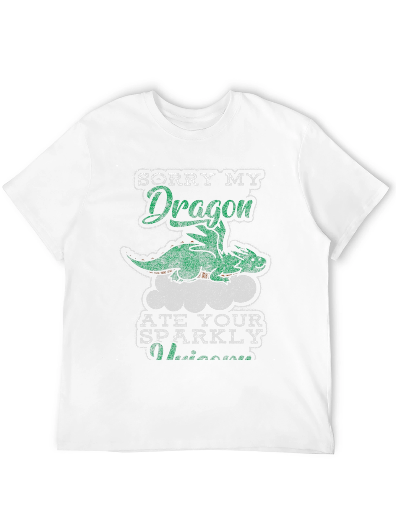 Dragon Ate Your Unicorn Funny T-Shirt