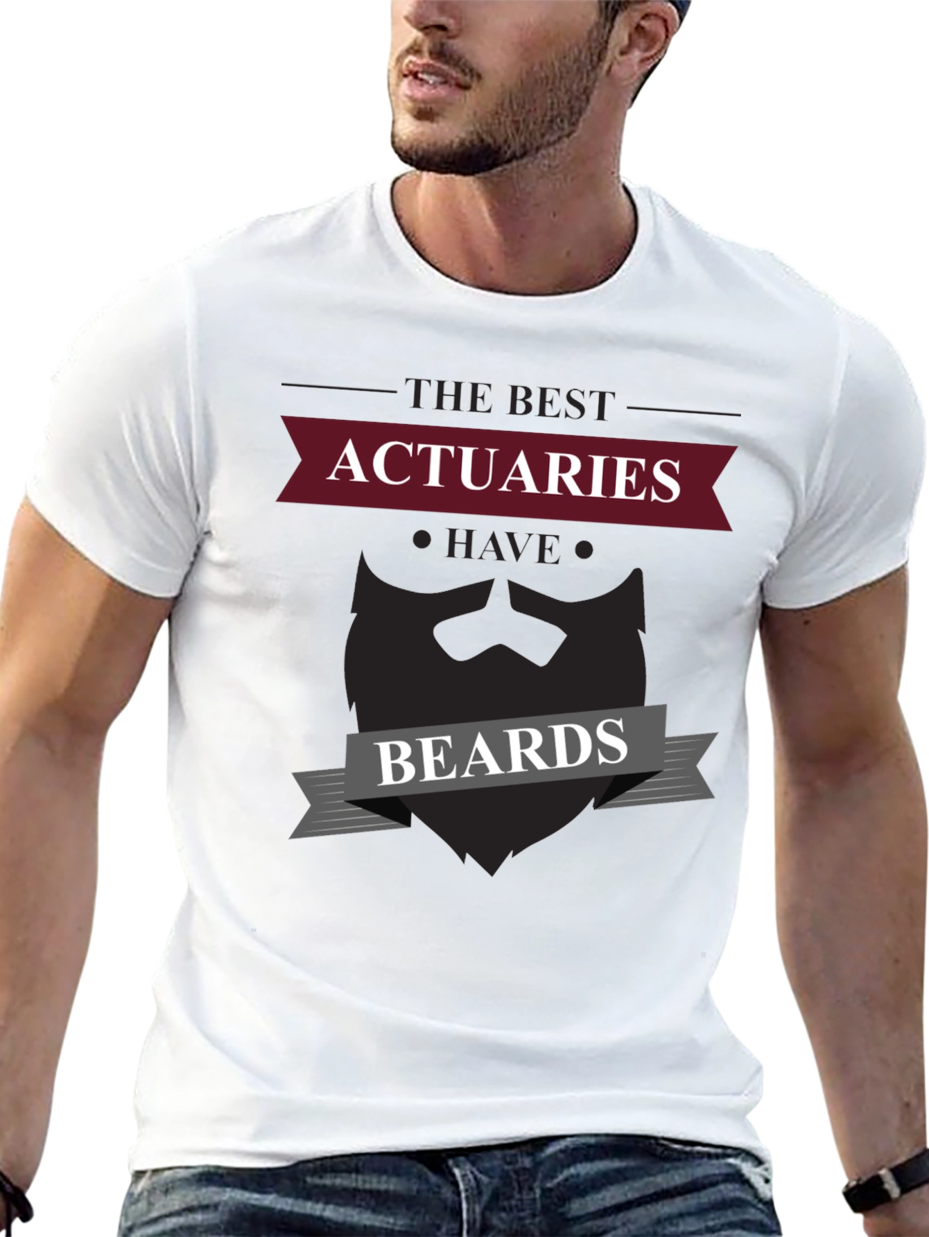 Bearded Actuaries Graphic T-Shirt