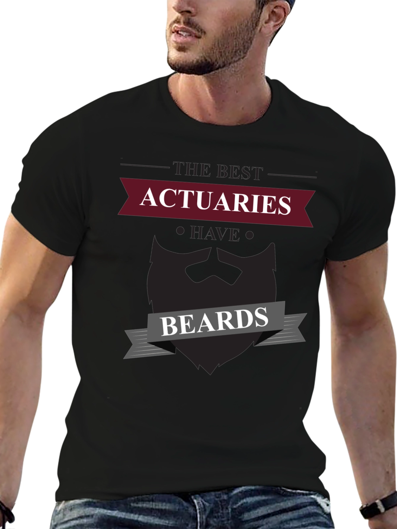 Bearded Actuaries Graphic T-Shirt