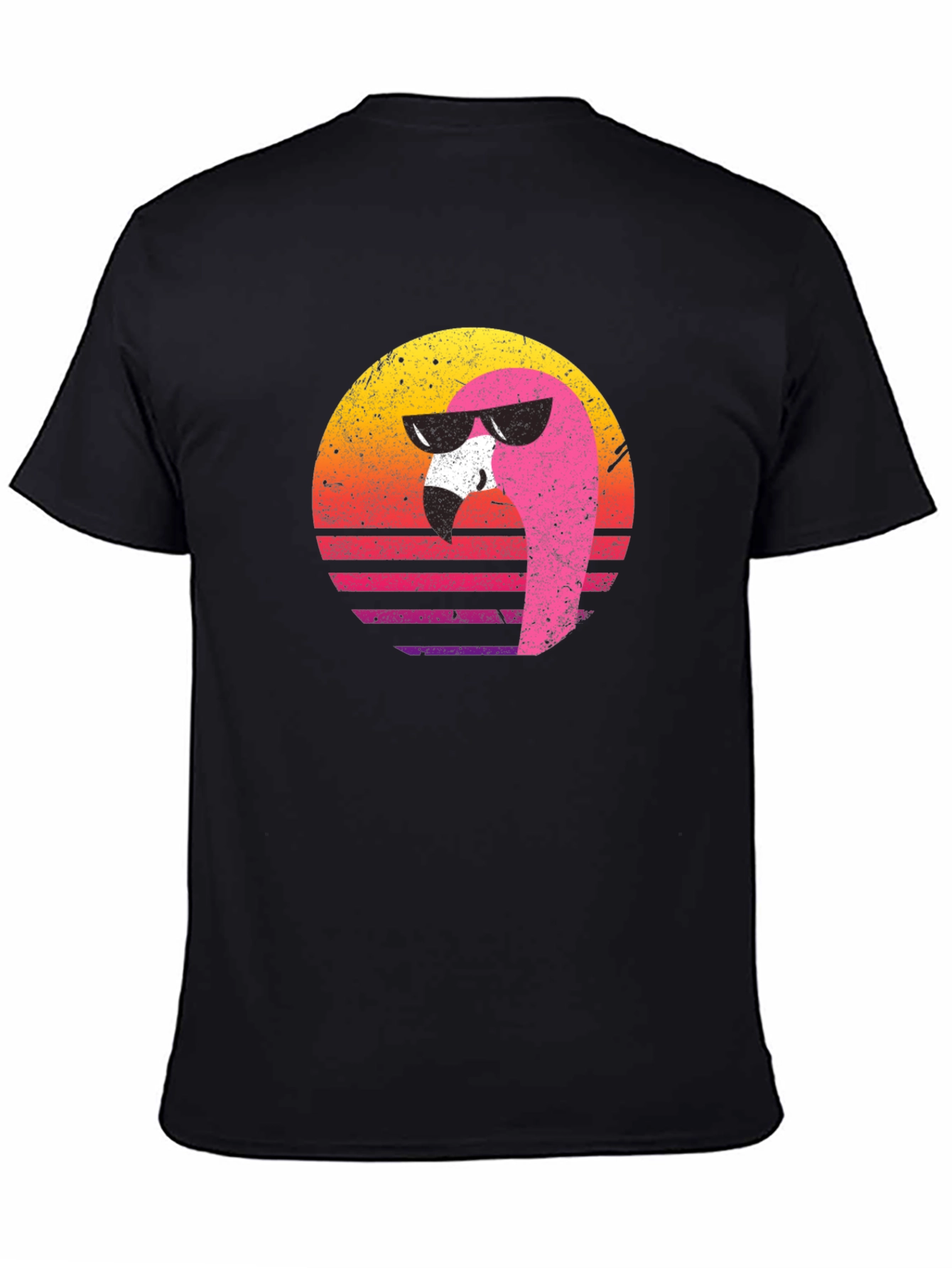 Retro Flamingo Graphic Tee - Cool Summer Vibes