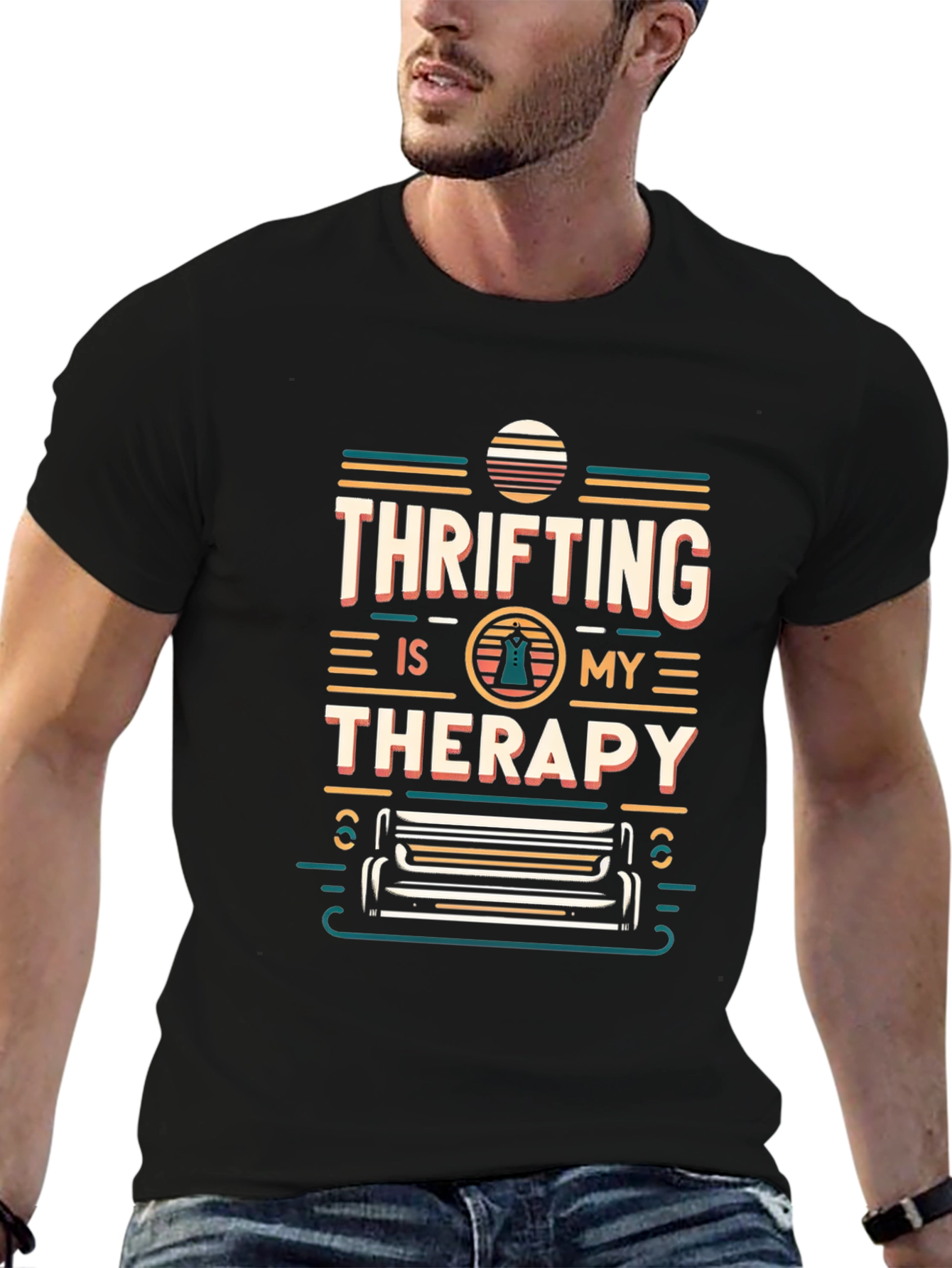Thrifting is My Therapy Graphic Tee