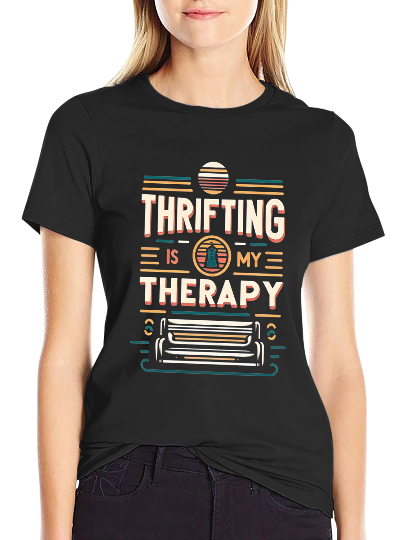 Thrifting is My Therapy Graphic Tee