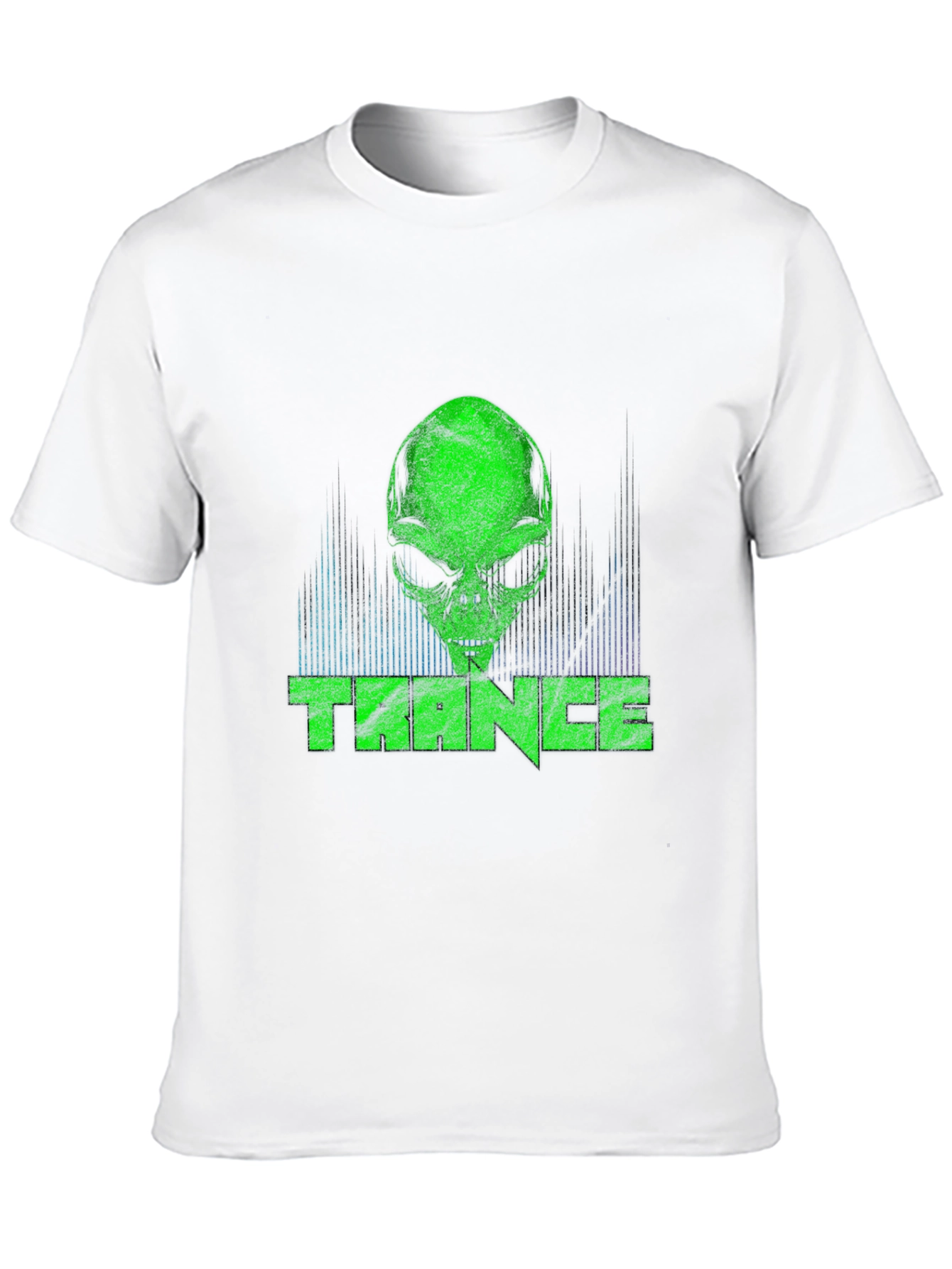 Trance Alien Graphic Tee - Cool Retro Style
