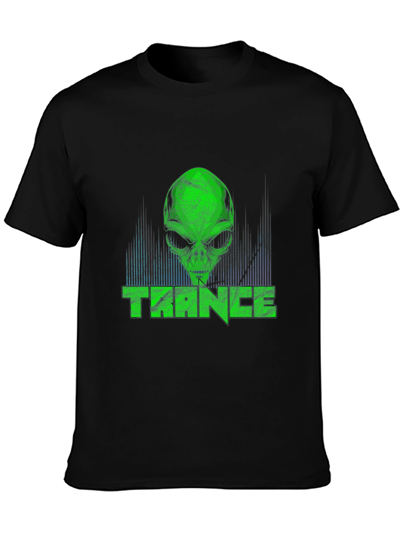 Trance Alien Graphic Tee - Cool Retro Style
