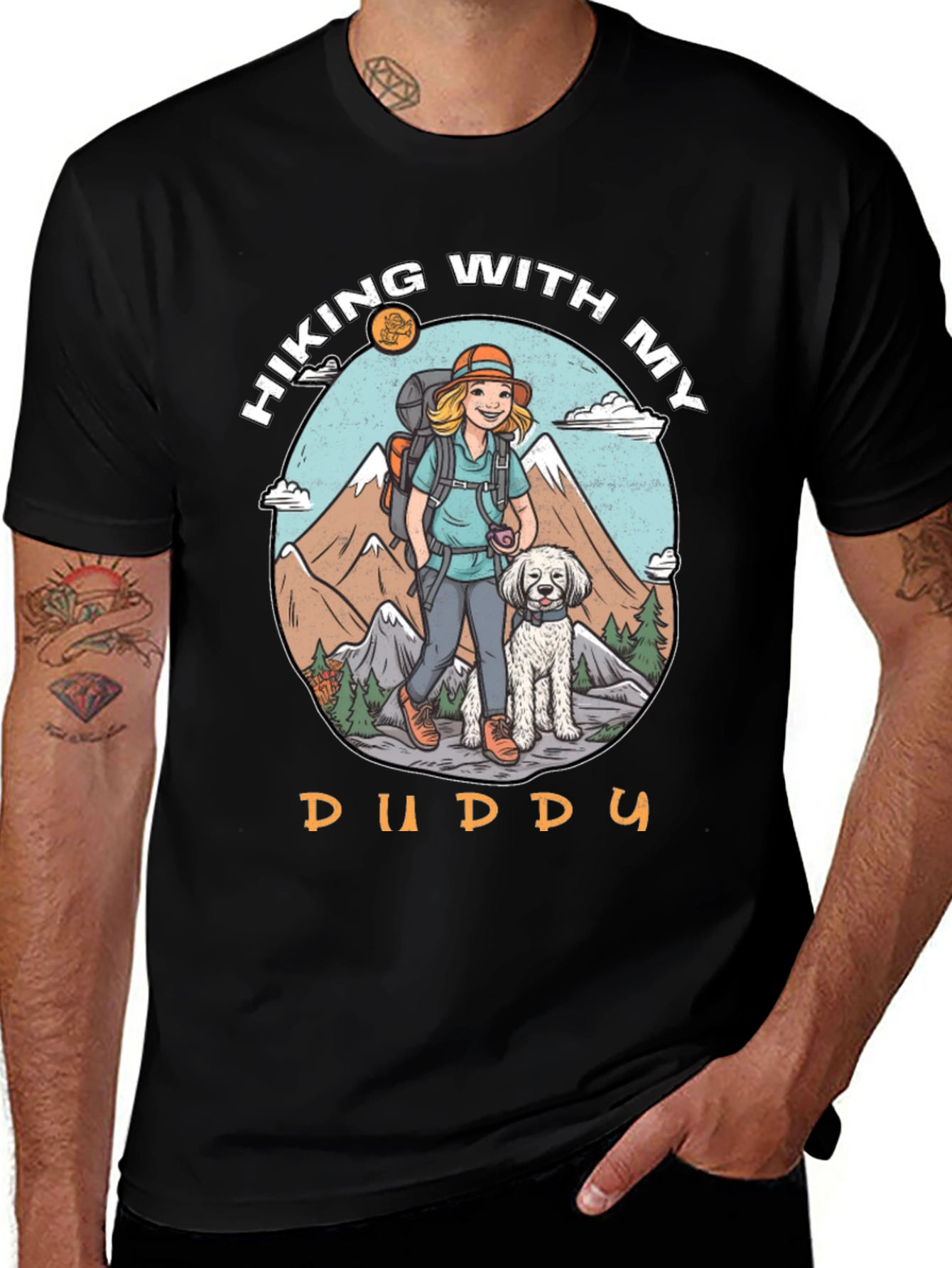 Hiking With My Duddy T-Shirt