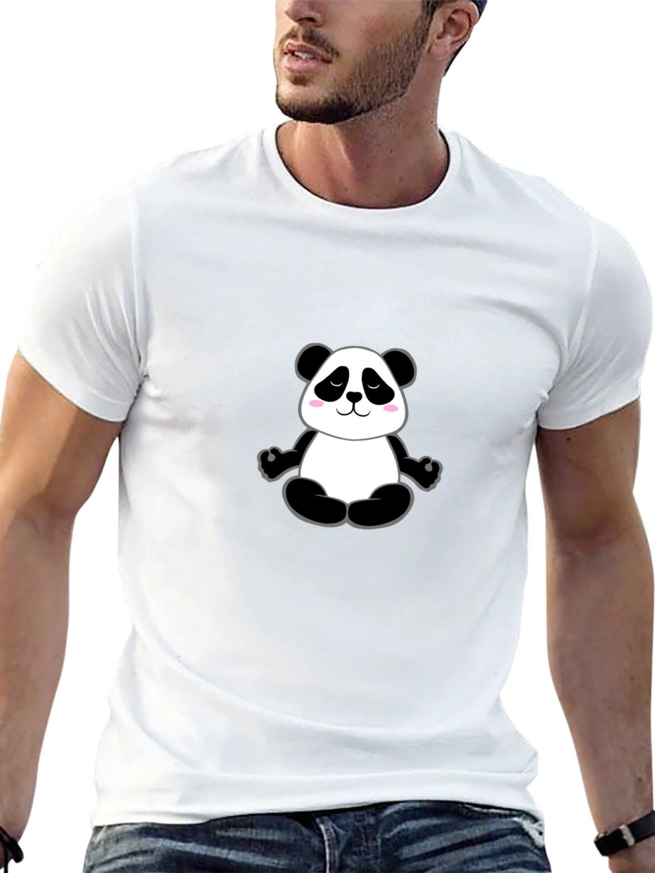 Yoga Panda Graphic Tee - Black T-Shirt