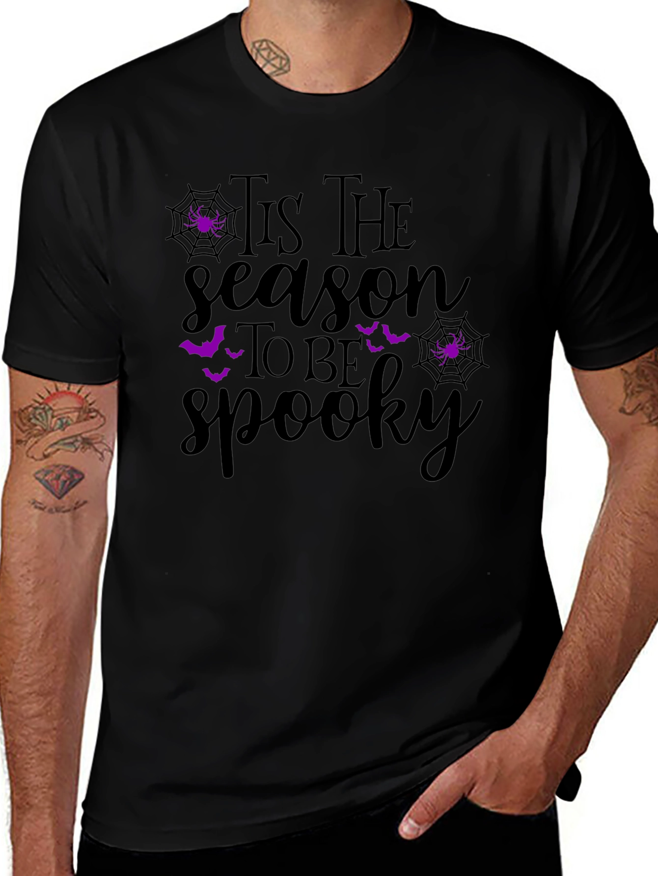 Tis The Season To Be Spooky Halloween Graphic Tee