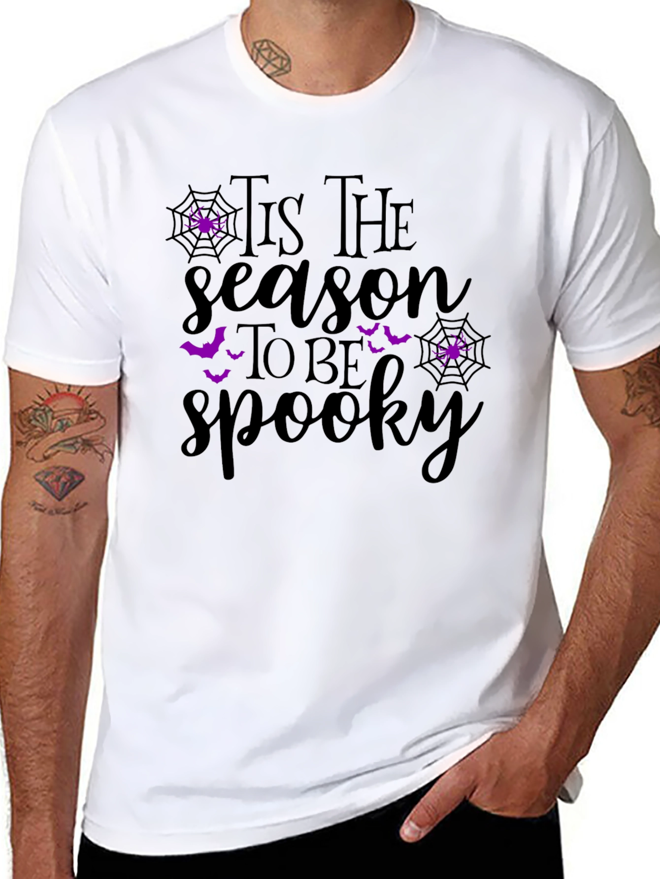 Tis The Season To Be Spooky Halloween Graphic Tee