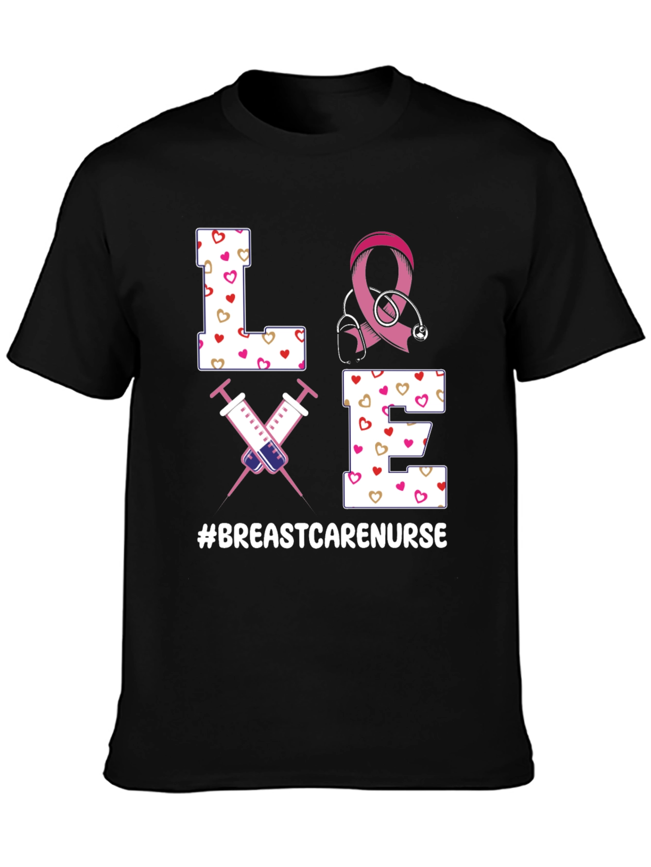 Breast Cancer Awareness Nurse T-Shirt