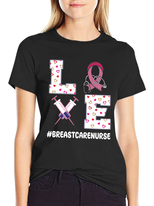 Breast Cancer Awareness Nurse T-Shirt