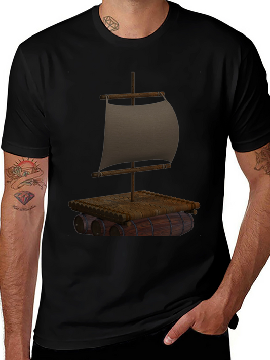 Raft Graphic Tee - Nautical Adventure Shirt