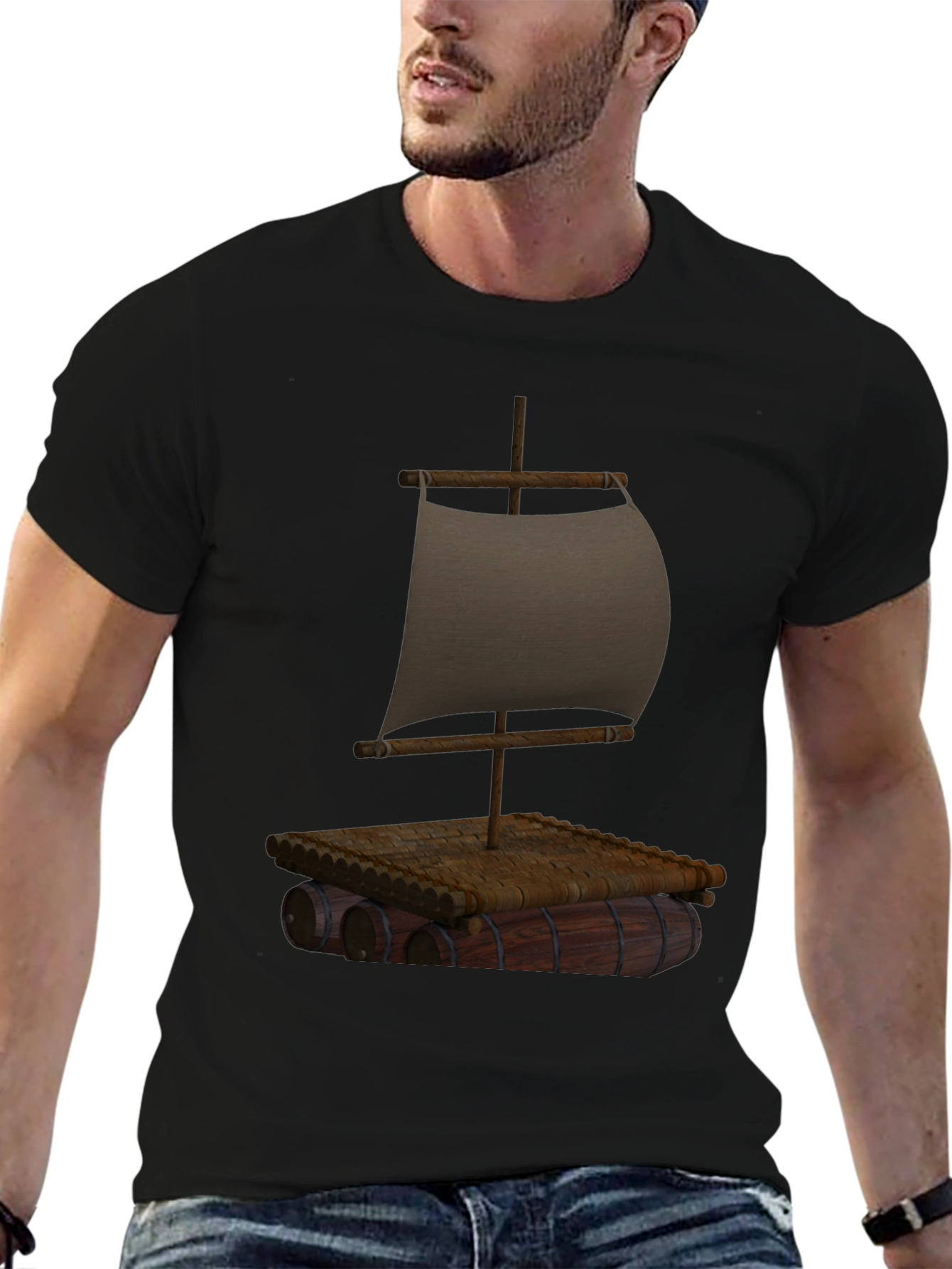 Raft Graphic Tee - Nautical Adventure Shirt