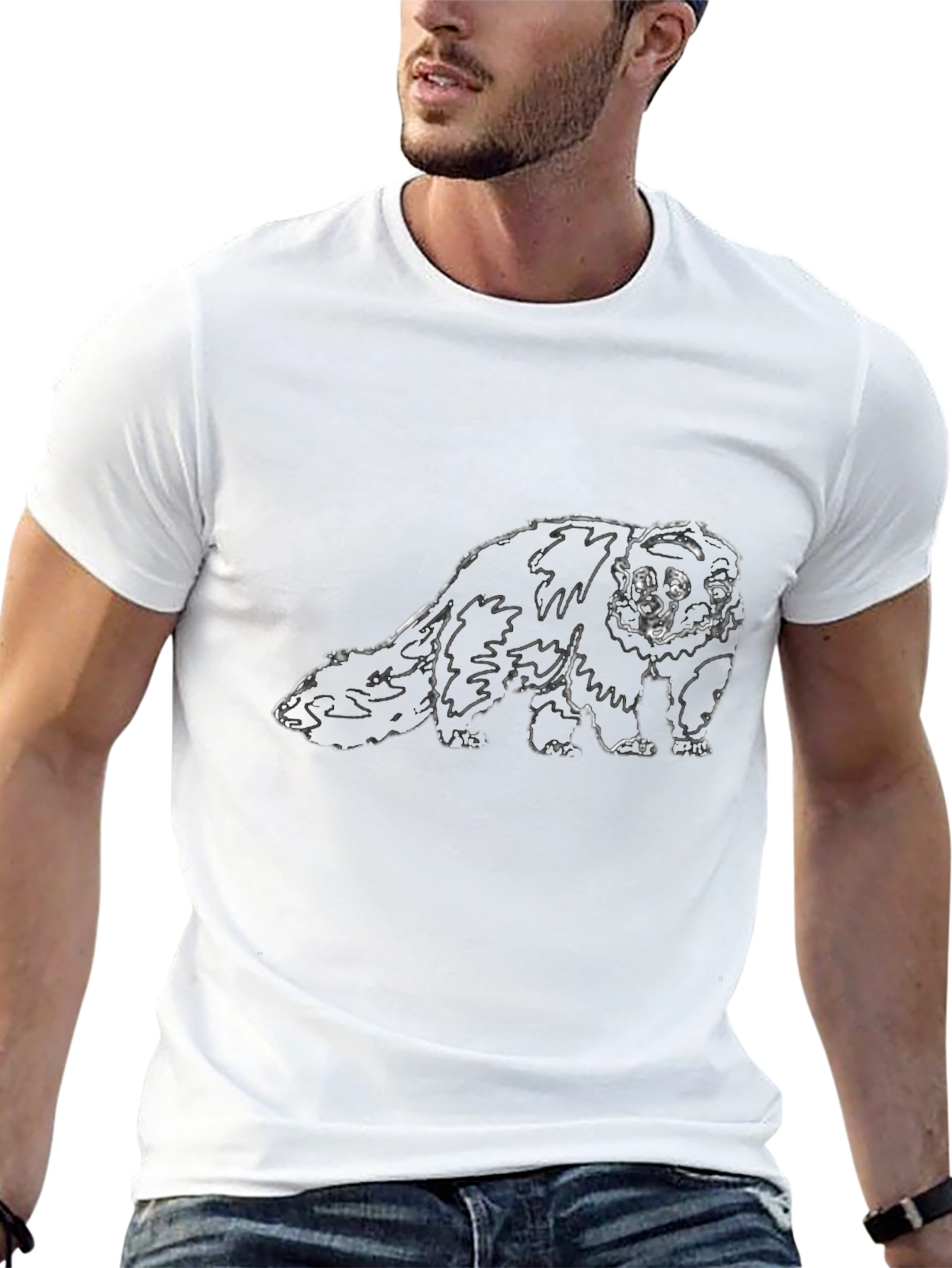 Wolverine Graphic Black T-Shirt