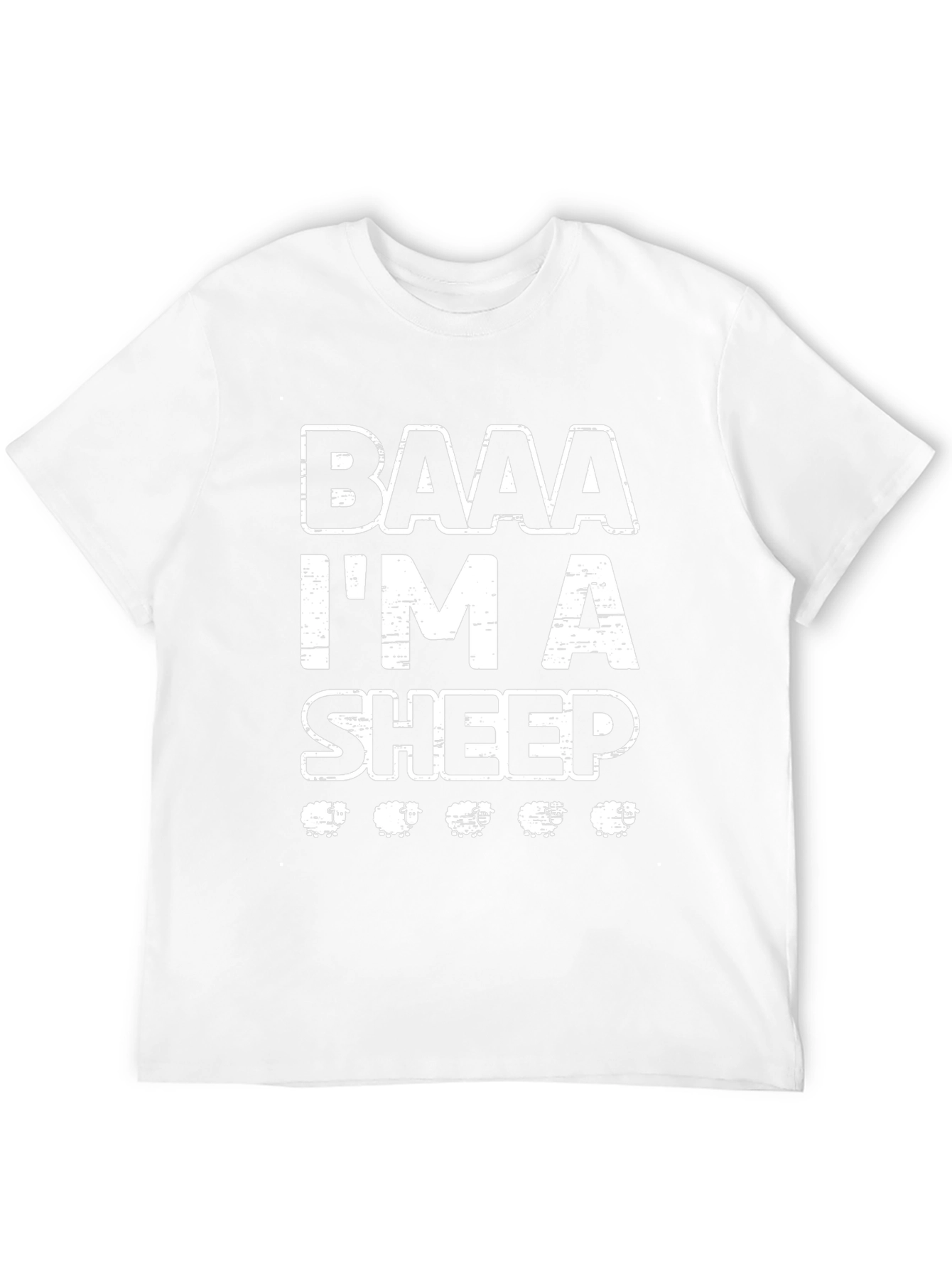 Baaa Im a Sheep T-Shirt - Black Cotton Tee