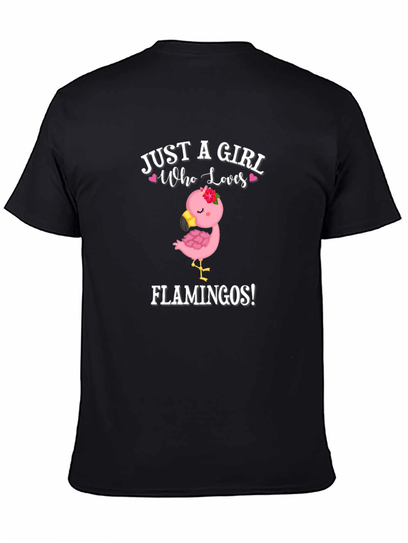 Girl Who Loves Flamingos T-Shirt