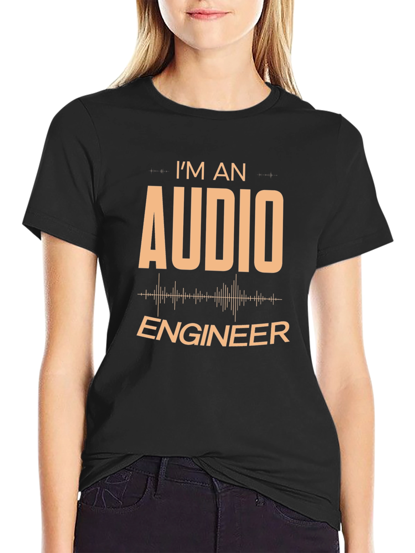 Audio Engineer T-Shirt - Black Graphic Tee