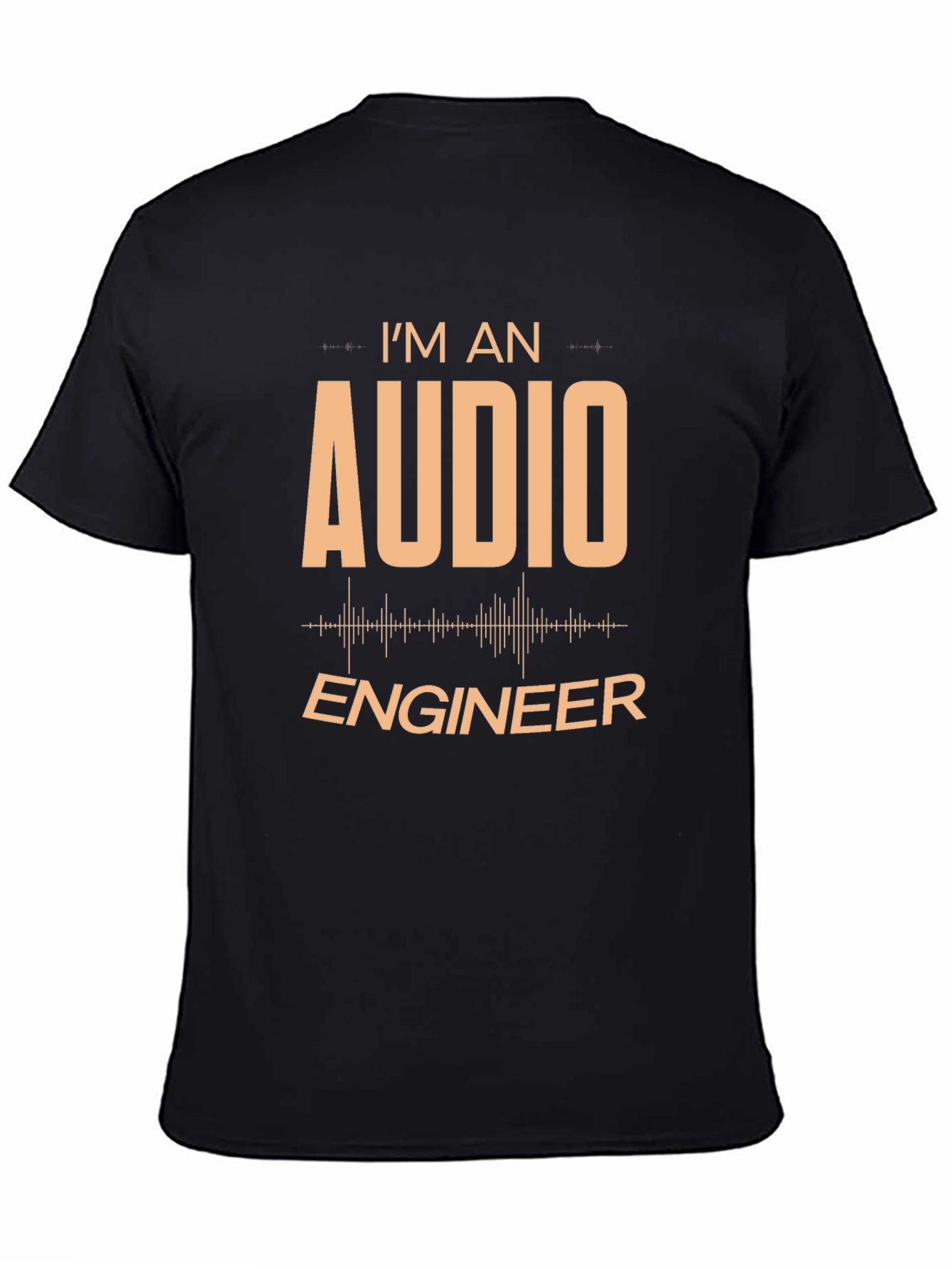 Audio Engineer T-Shirt - Black Graphic Tee