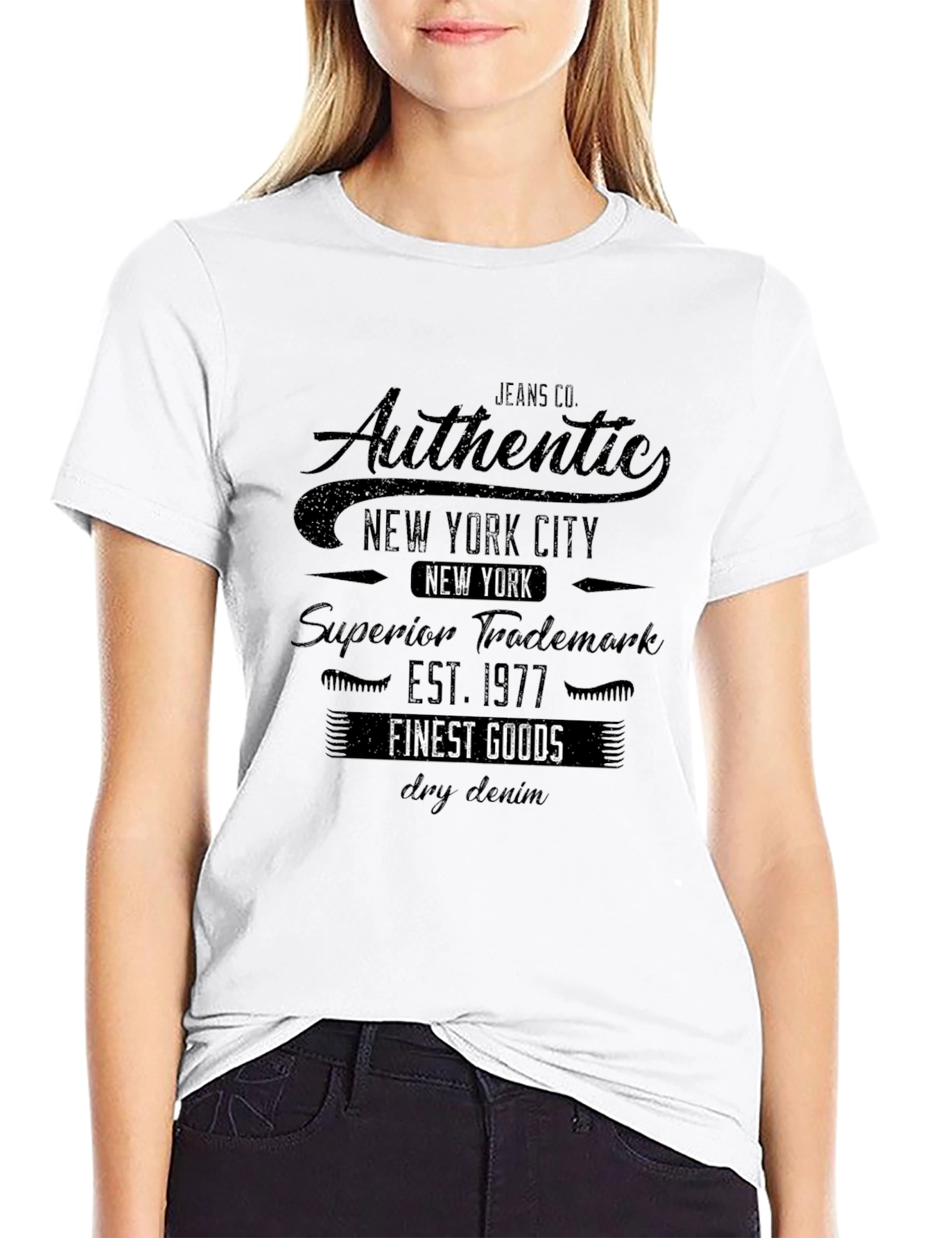 Authentic New York City Mens Graphic T-Shirt