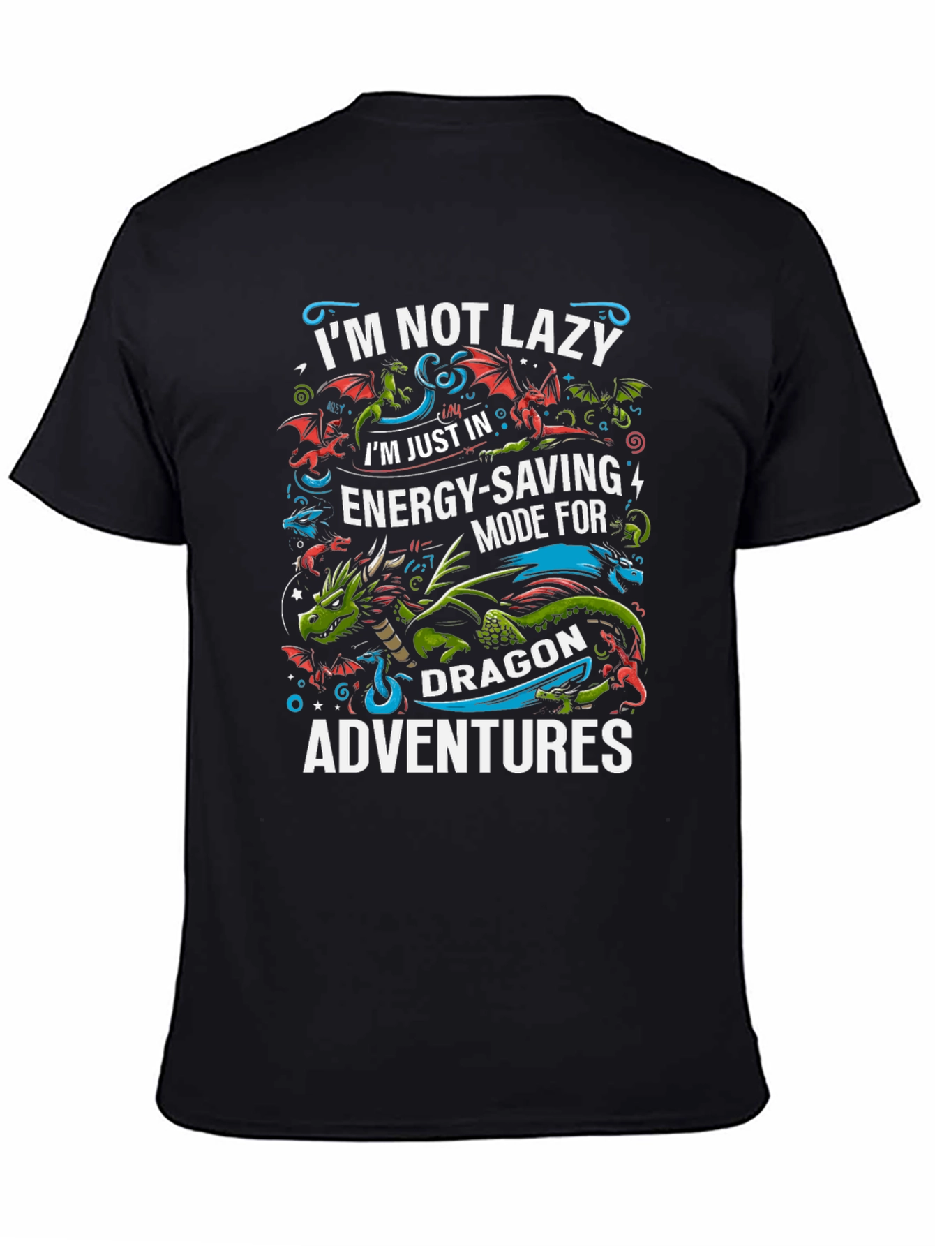 Dragon Adventure T-Shirt - Energy Saving Mode Tee