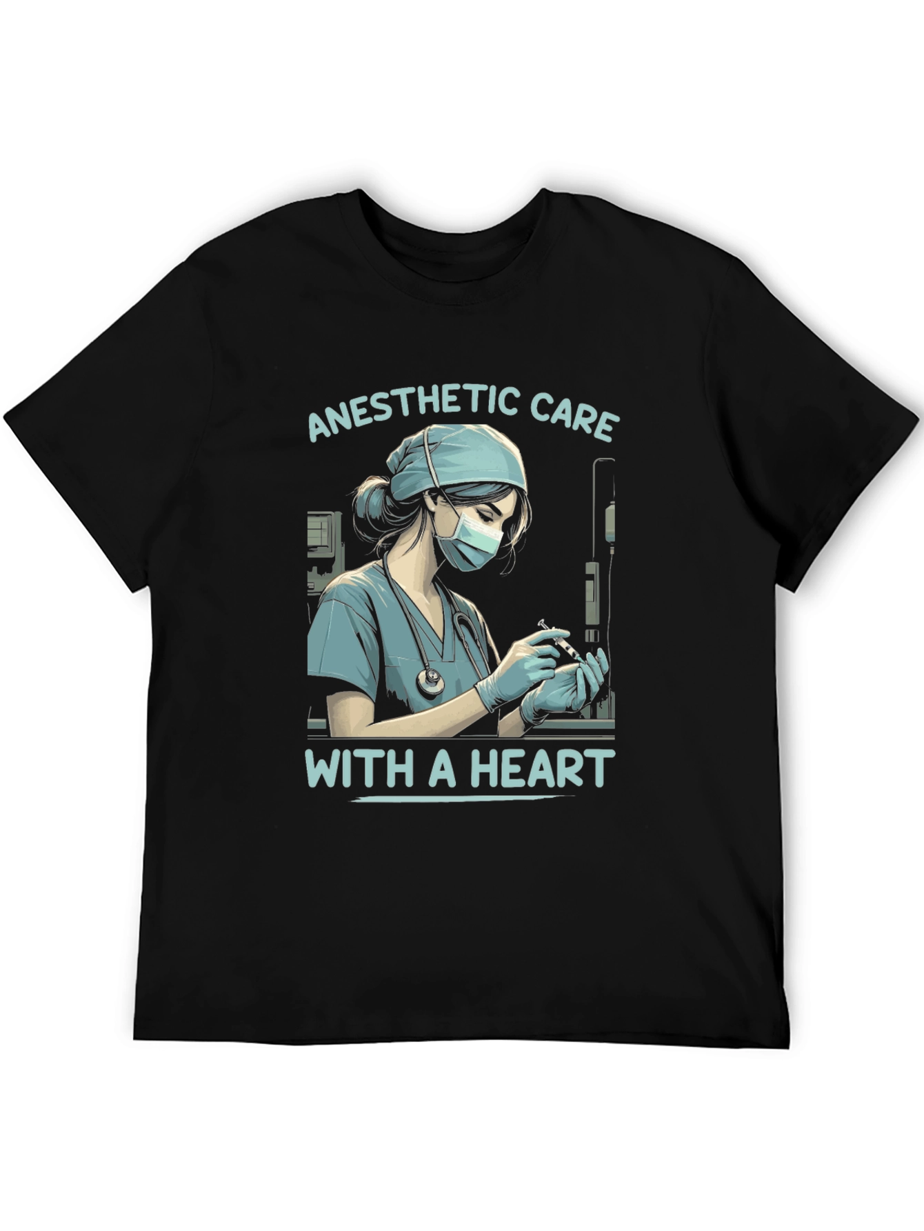 Anesthetic Care with a Heart T-Shirt