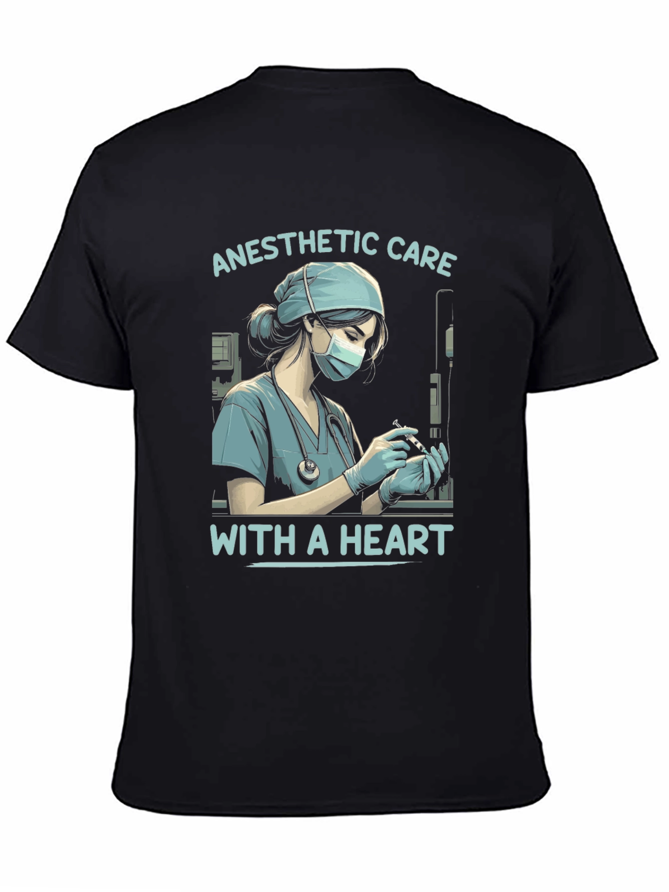 Anesthetic Care with a Heart T-Shirt