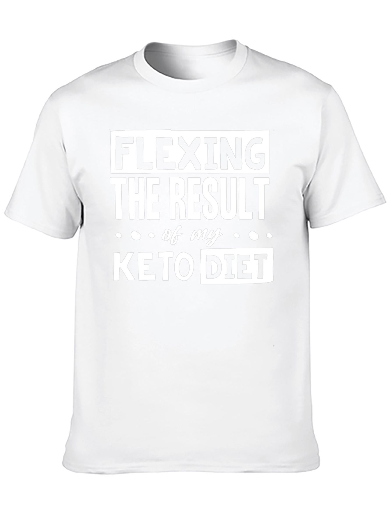 Keto Diet Result Flexing T-Shirt