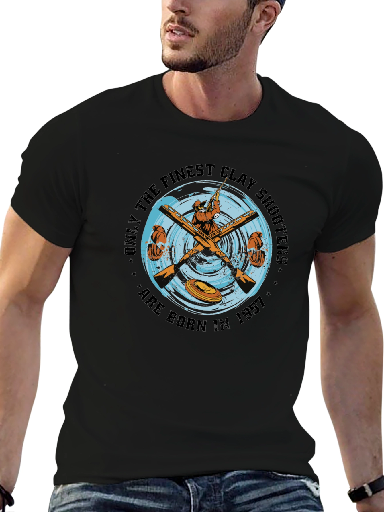 Finest Clay Shooters Born in 1957 T-Shirt