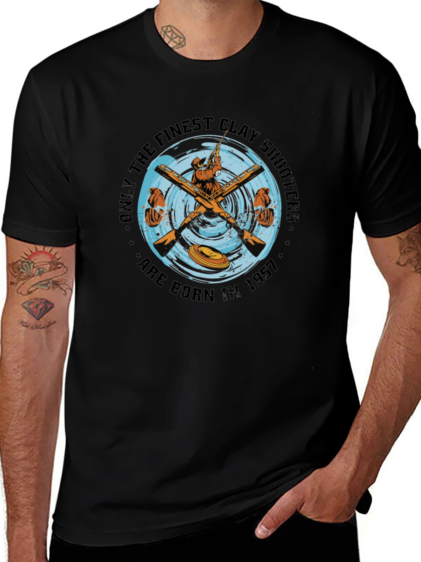 Finest Clay Shooters Born in 1957 T-Shirt