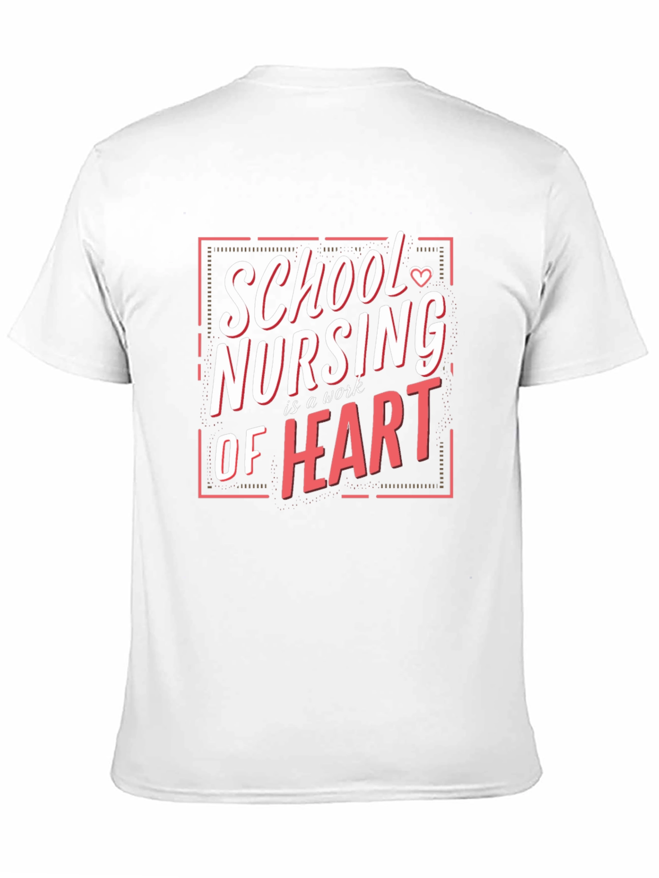 School Nursing Heart T-Shirt