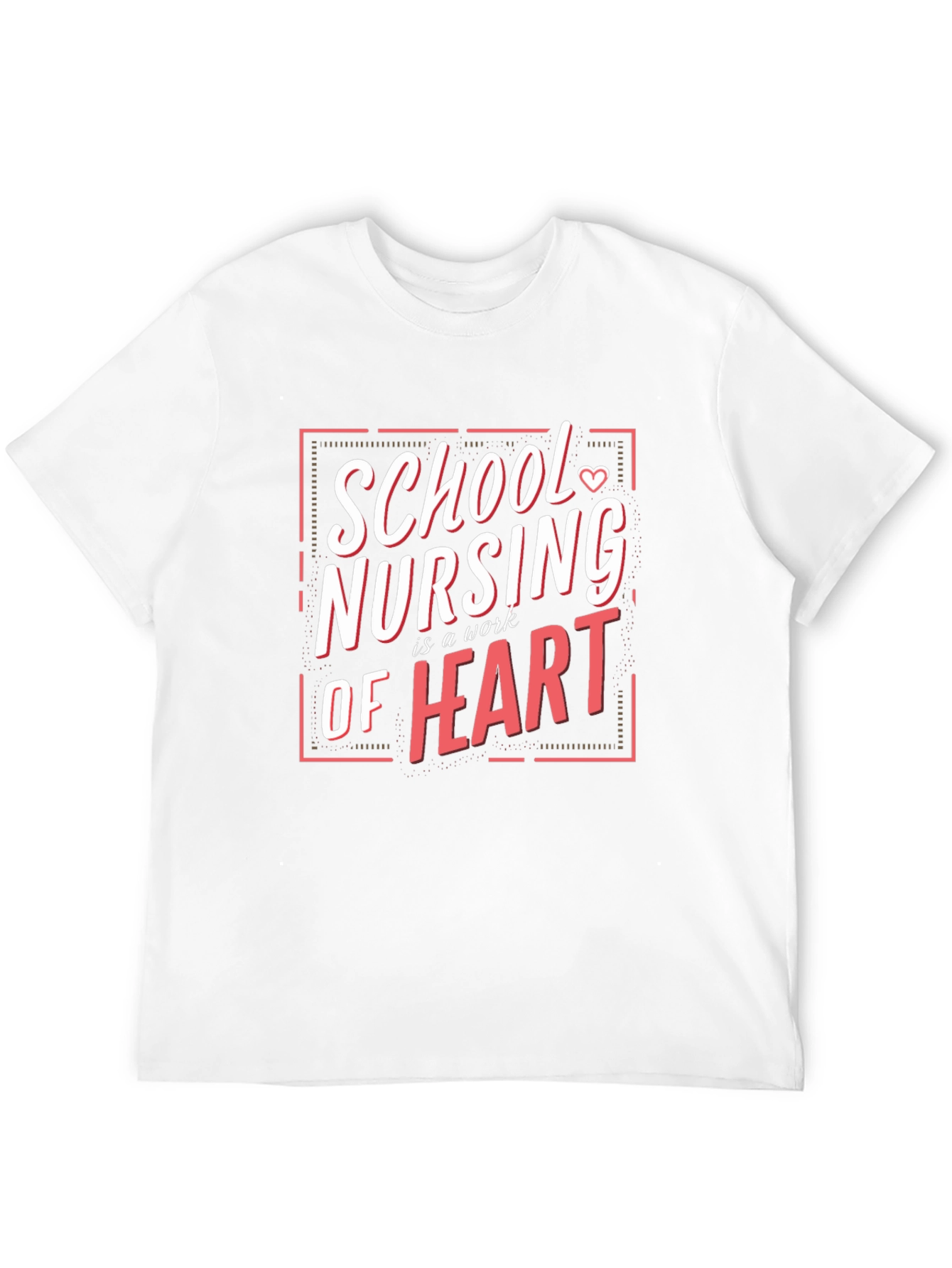 School Nursing Heart T-Shirt