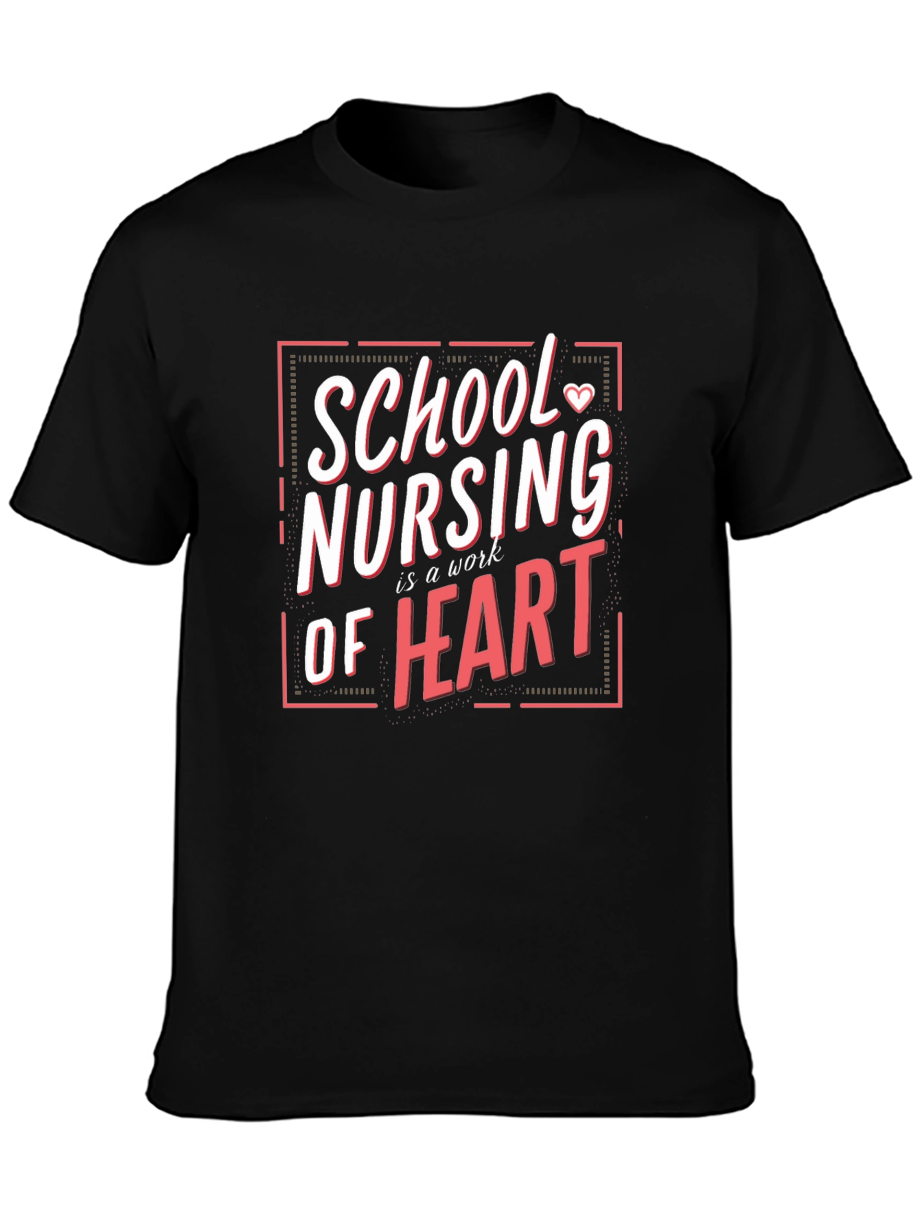 School Nursing Heart T-Shirt