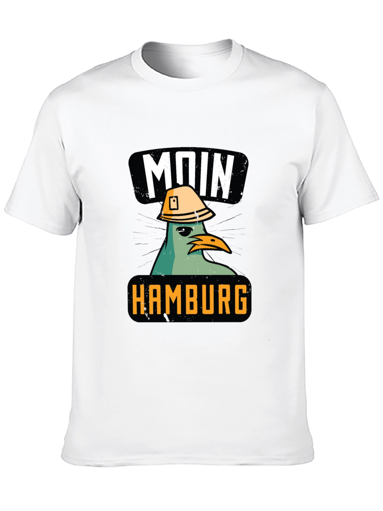 Moin Hamburg Construction Pigeon T-Shirt