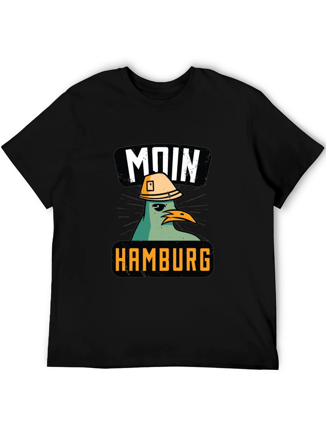 Moin Hamburg Construction Pigeon T-Shirt