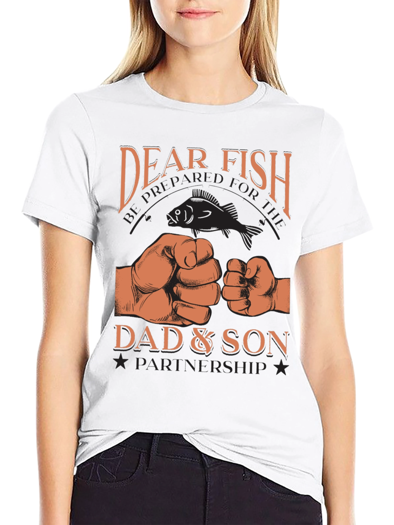 Dear Fish Dad & Son Partnership T-Shirt