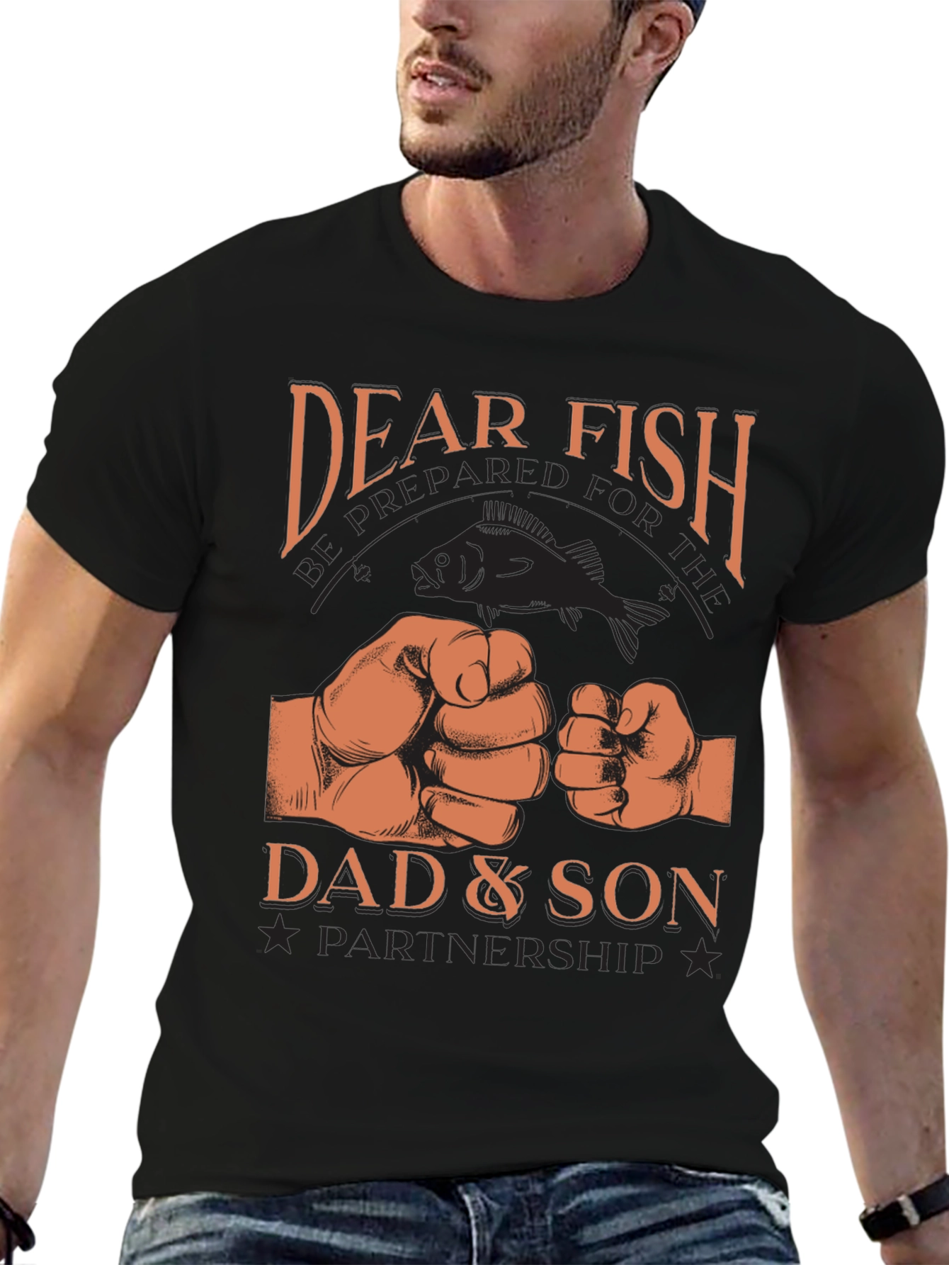 Dear Fish Dad & Son Partnership T-Shirt