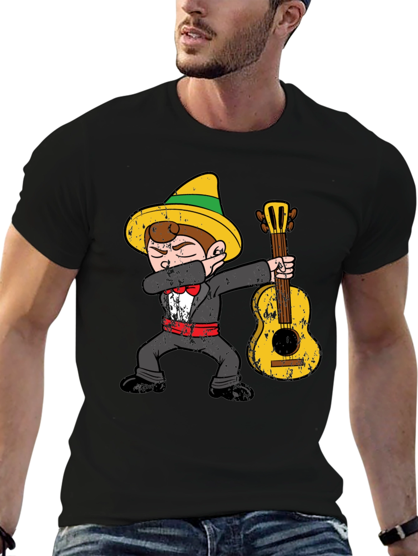 Dabbing Mariachi T-Shirt - Funny Cinco de Mayo Shirt