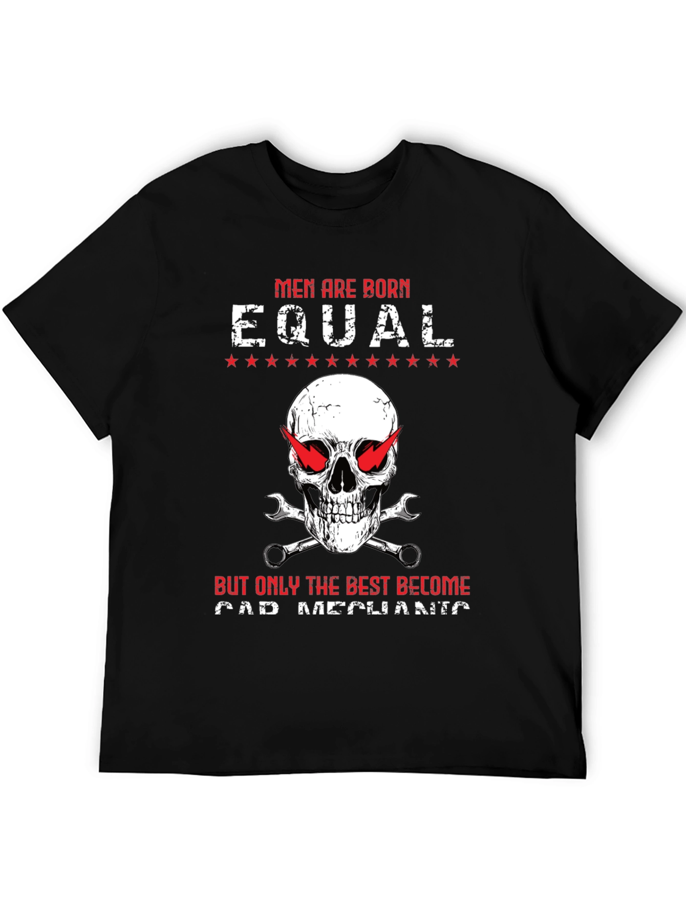 Car Mechanic Skull T-Shirt