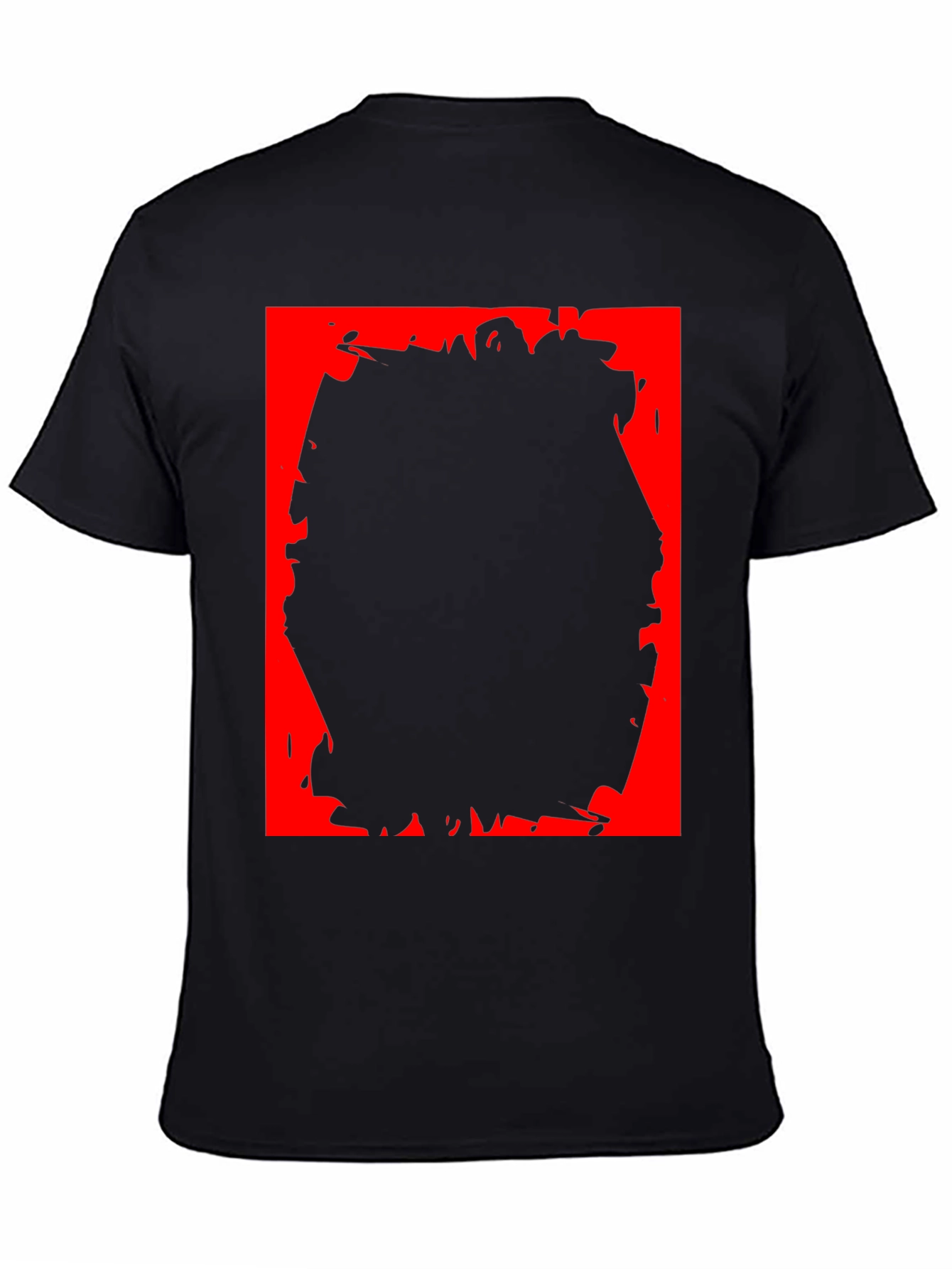 Edgy Black T-Shirt with Bold Graphic Design