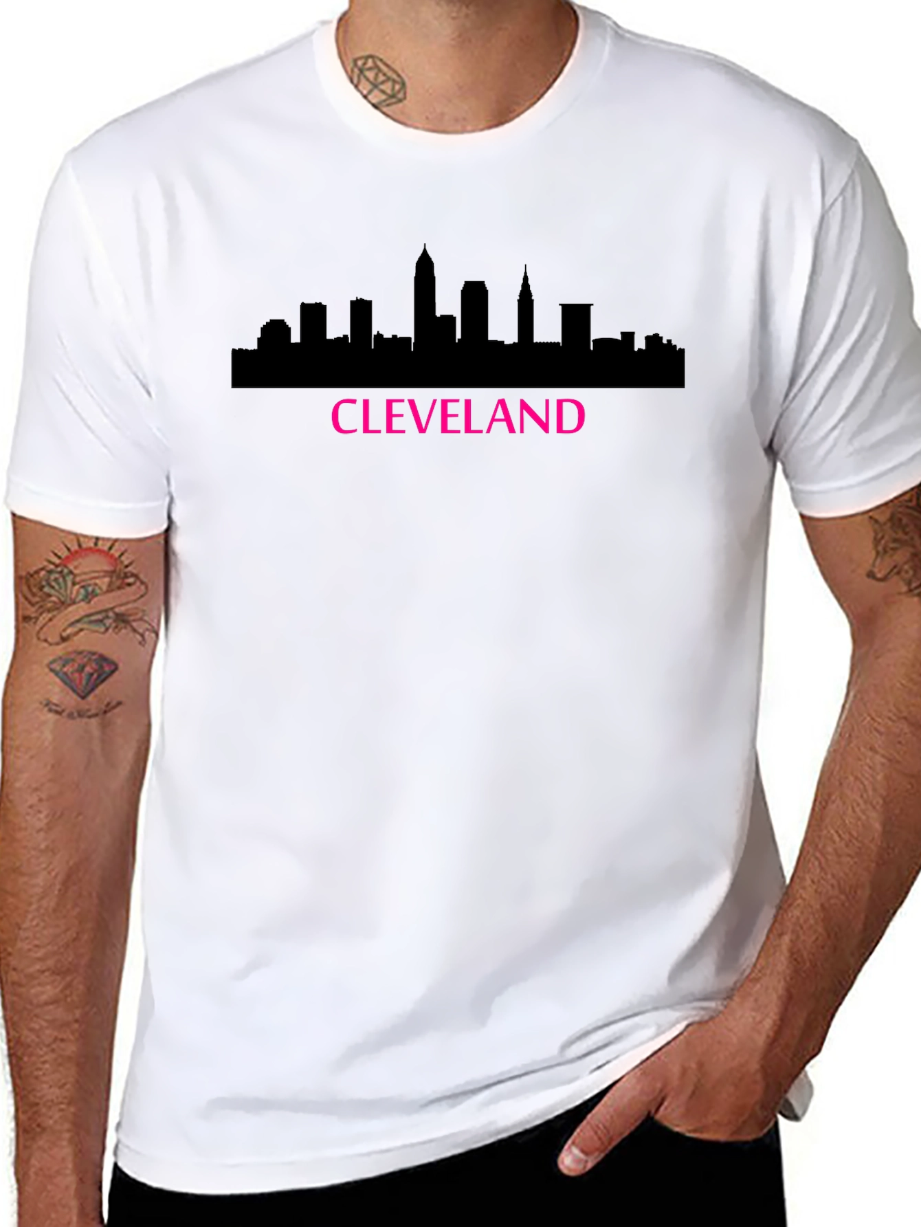 Cleveland Skyline Graphic Tee - City Pride T-Shirt