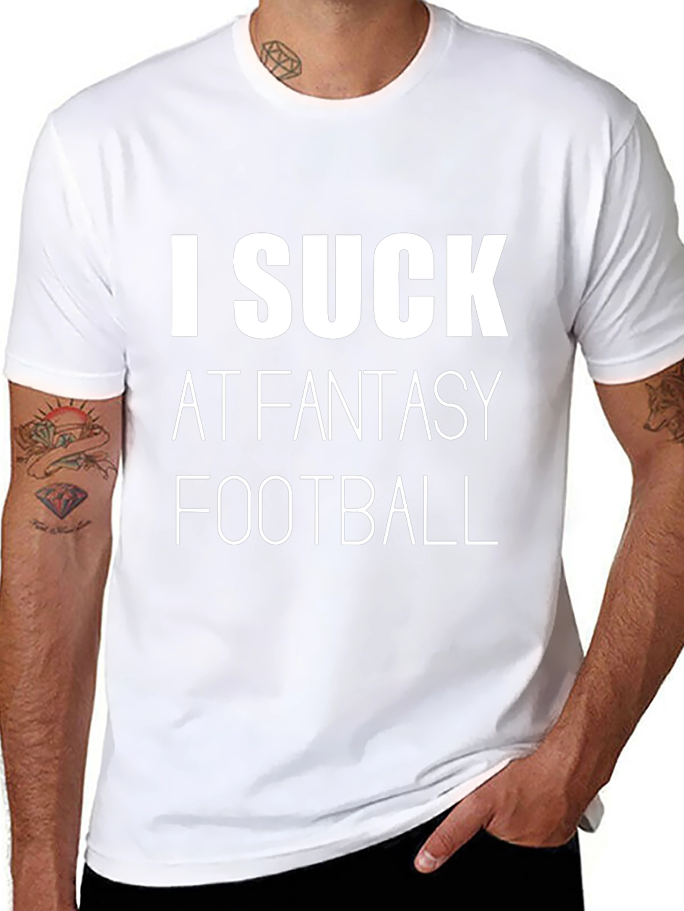 I Suck at Fantasy Football T-Shirt