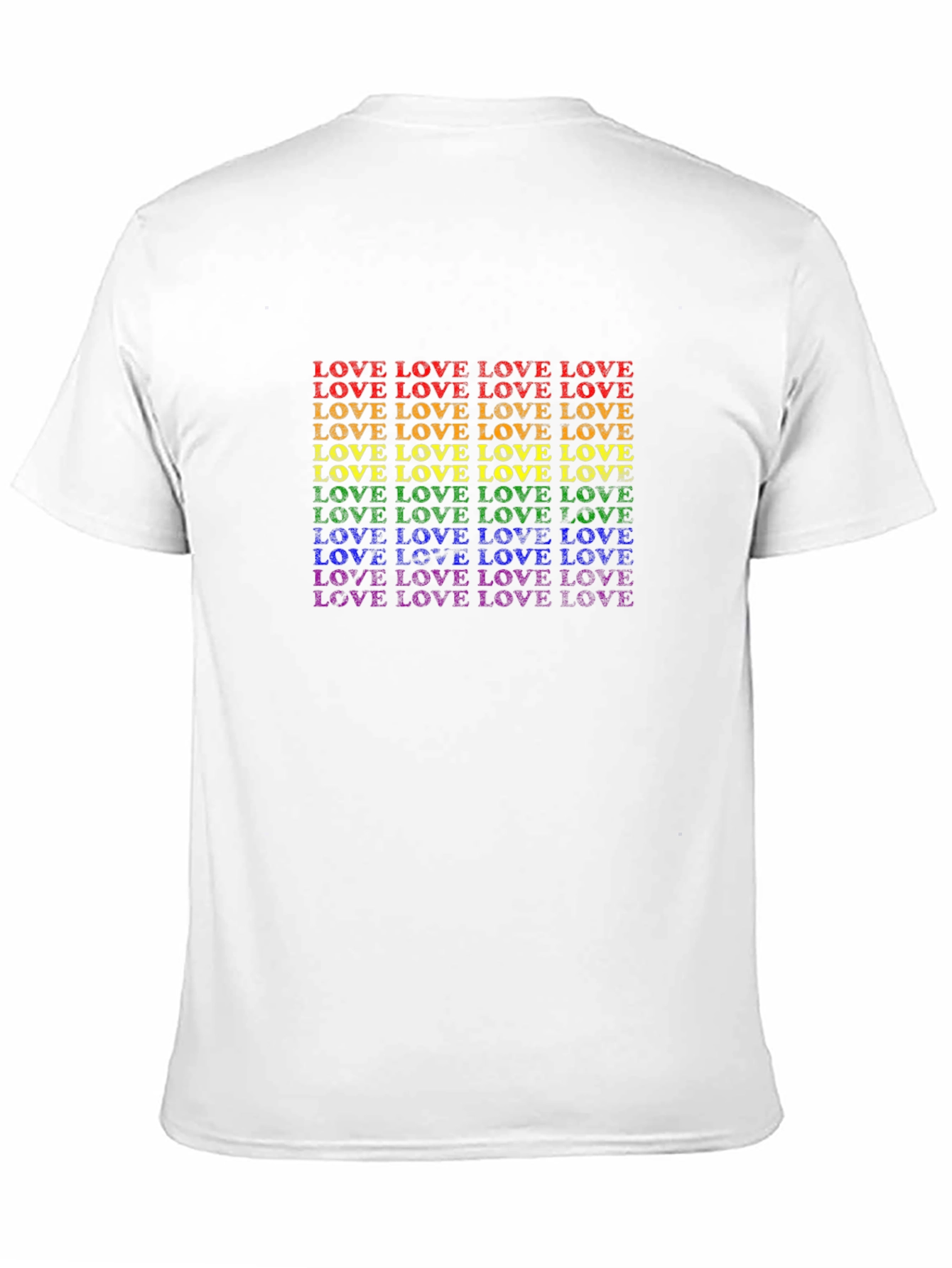Pride LOVE T-Shirt - Rainbow Graphic Tee