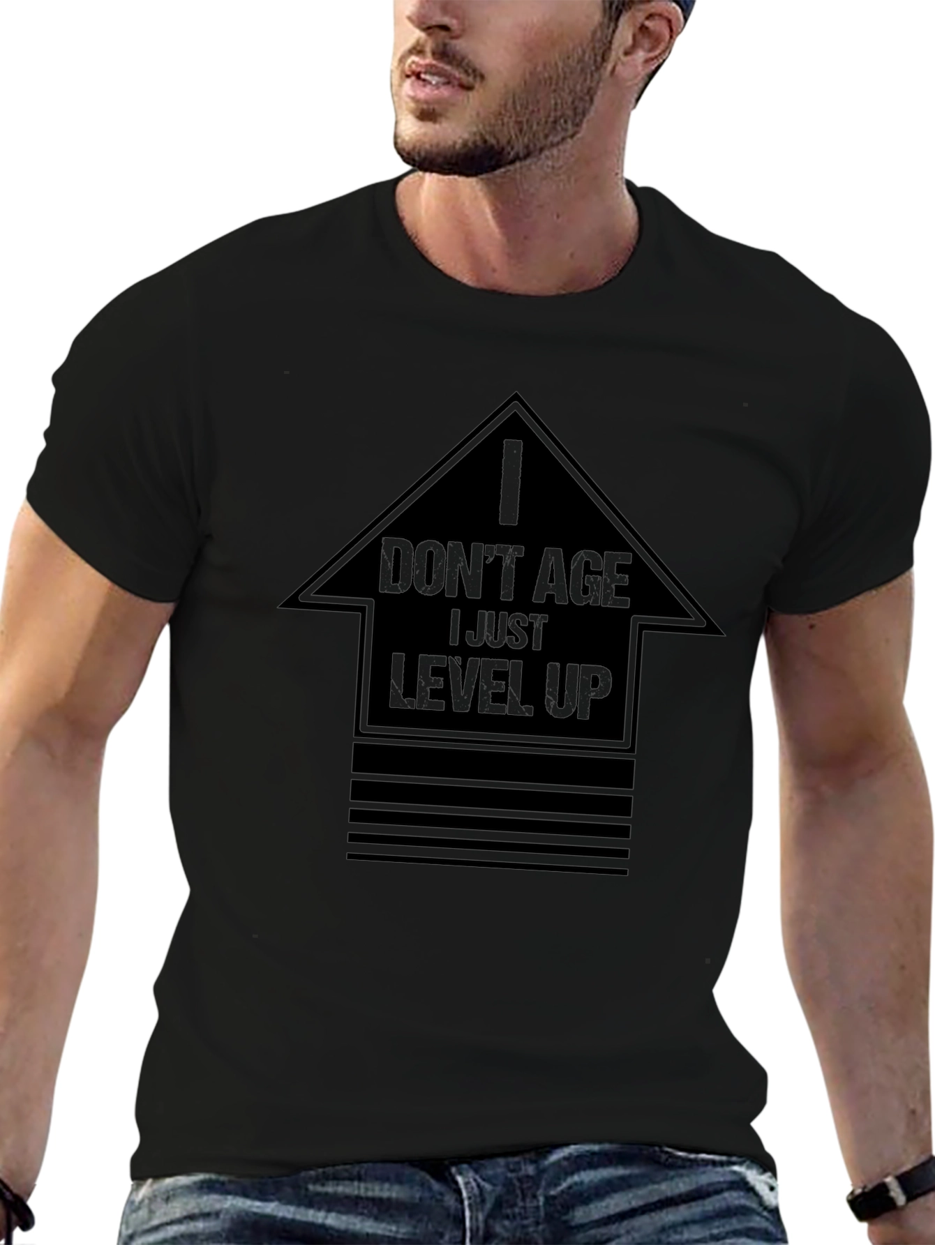 Level Up Graphic Tee - Gamer Style Shirt
