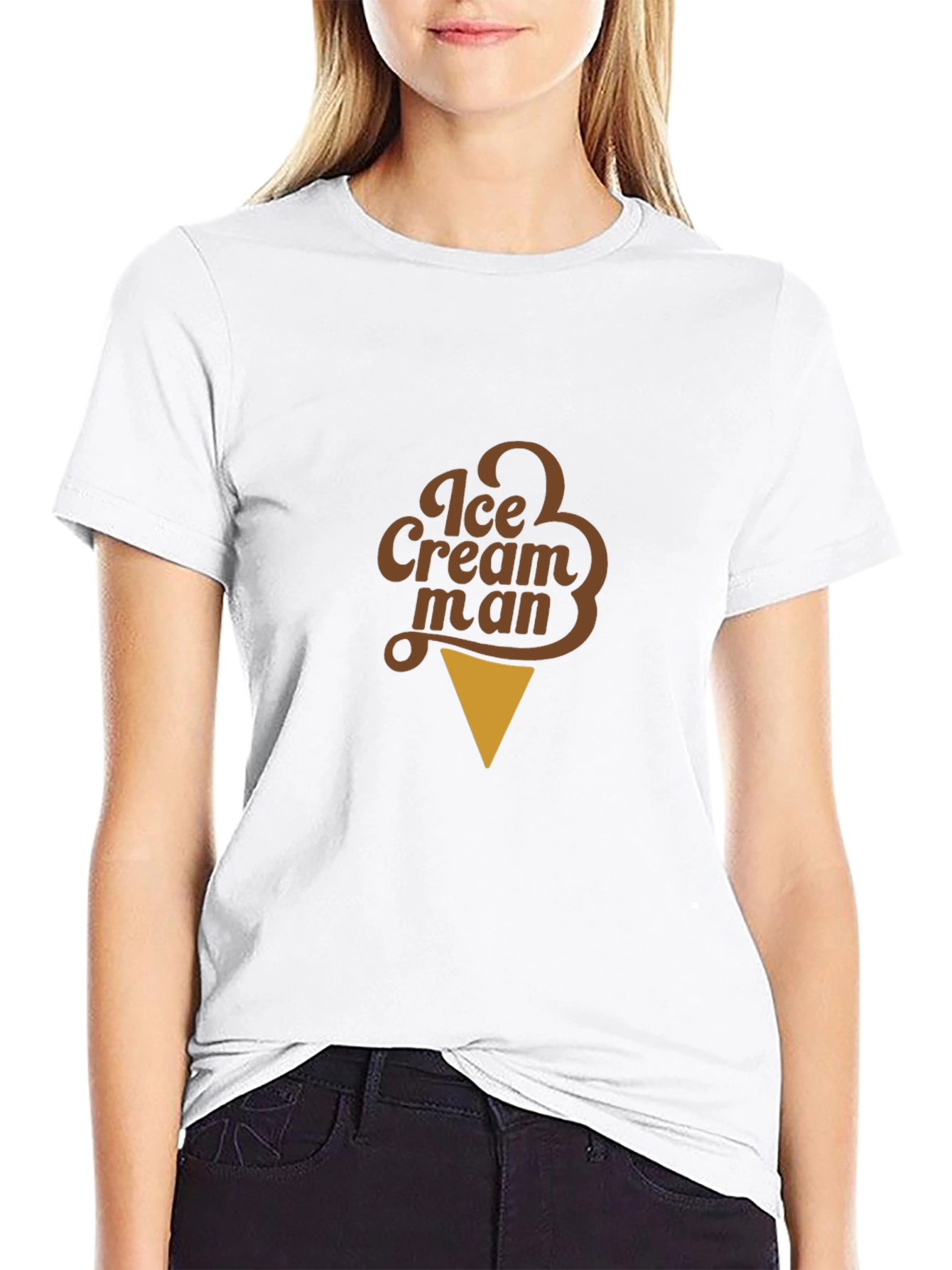 Ice Cream Man T-Shirt - Novelty Graphic Tee