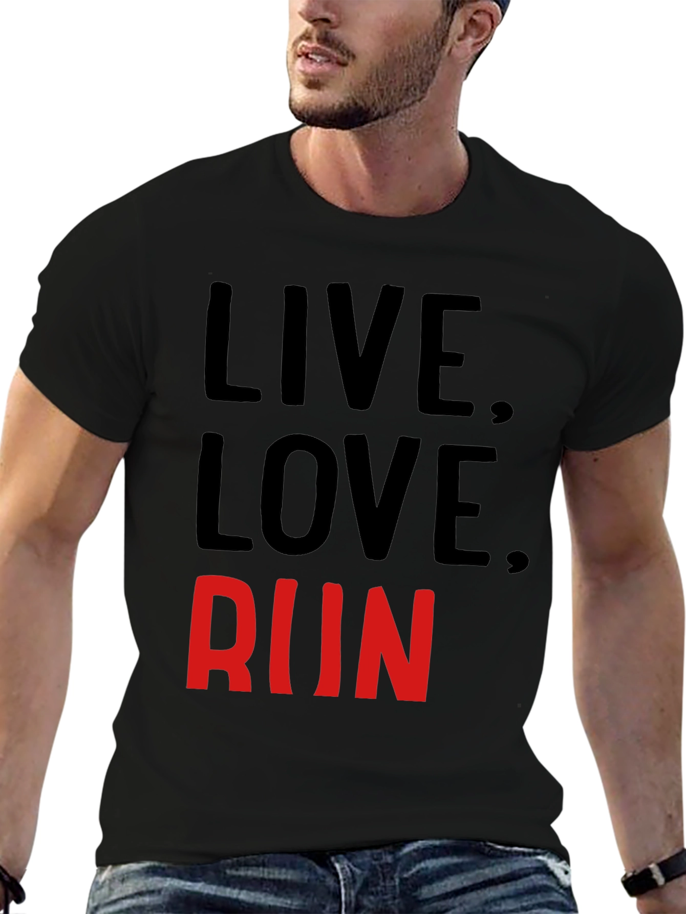 Live Love Run Graphic T-Shirt