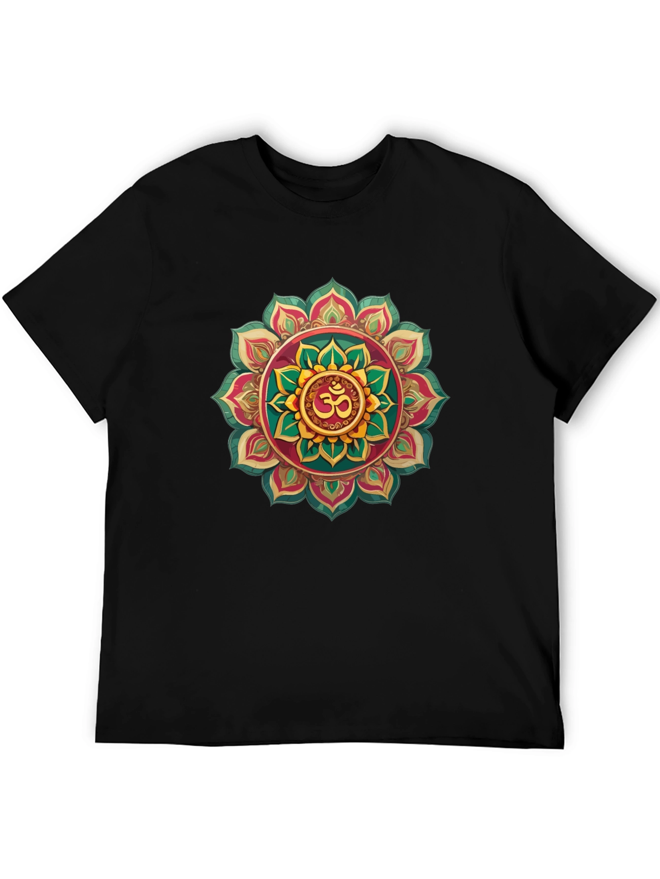 Om Mandala Graphic Tee - Stylish Spiritual Shirt